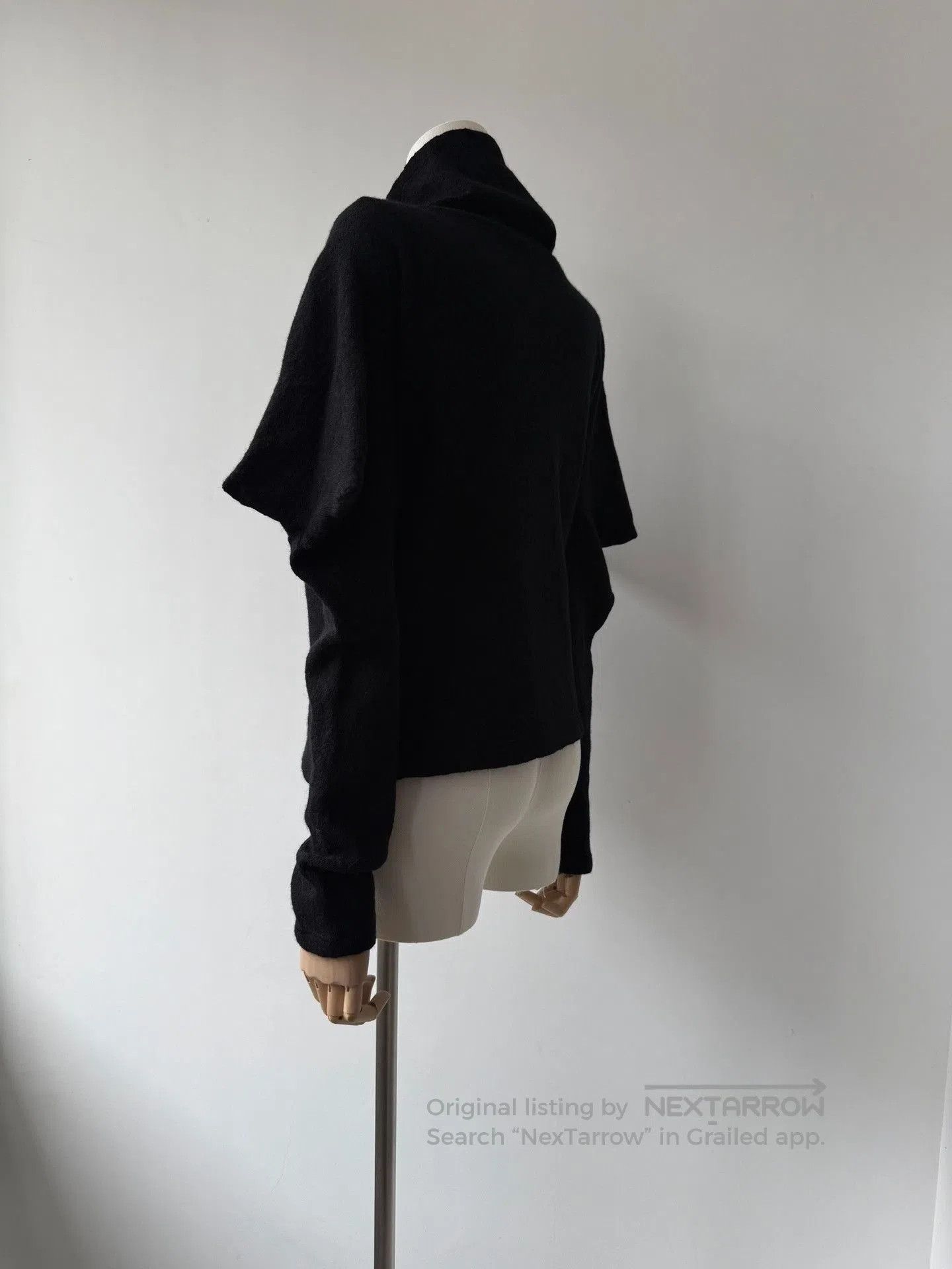 Limi Feu Yohji Yamamoto Limi Feu 22AW Asymmetric Collar Top. Size M / US 6-8 / IT 42-44 - 6 Thumbnail