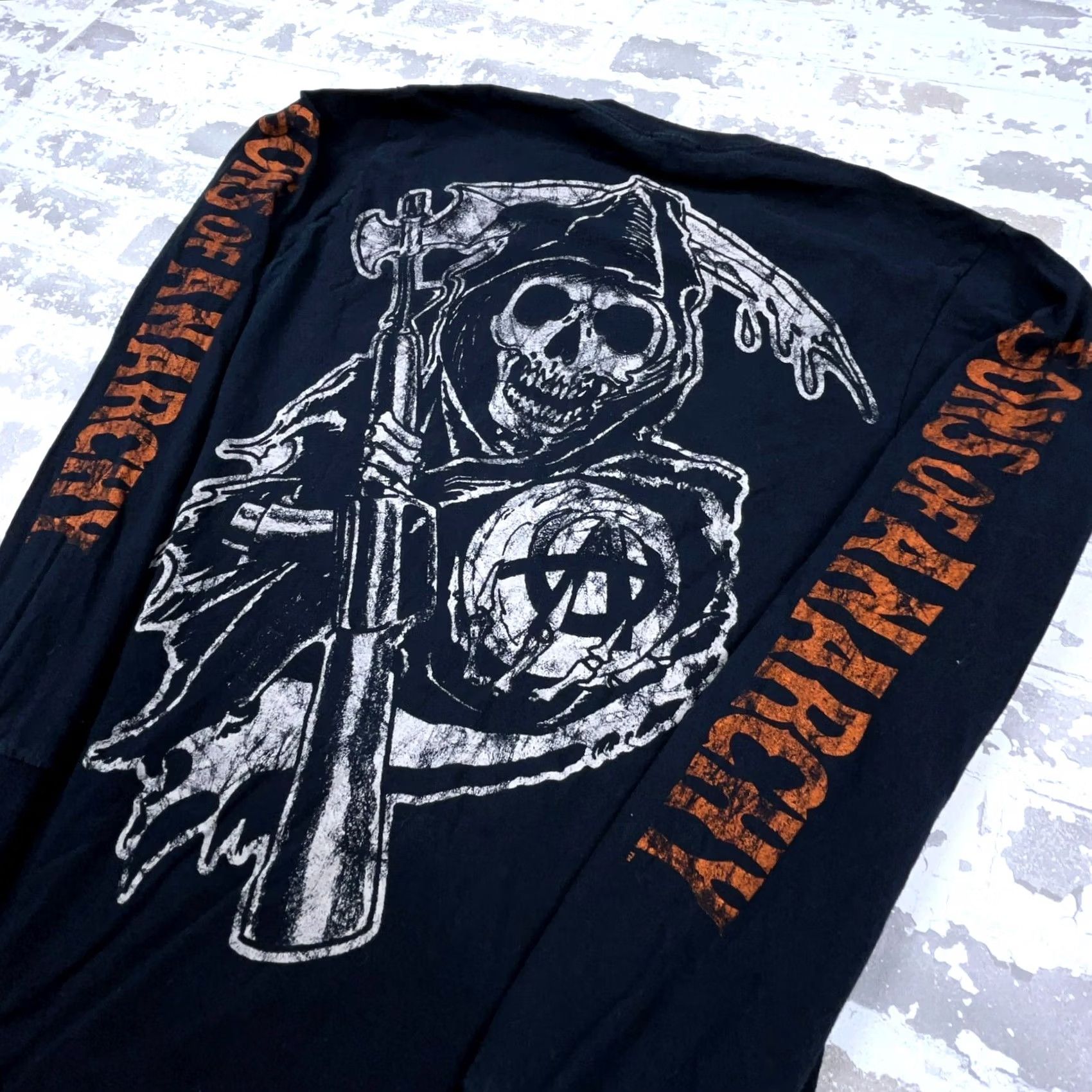 Vintage Sons Of Anarchy Shirt Men Small Black Biker Tee Grim Reaper Size US S / EU 44-46 / 1 - 6 Thumbnail