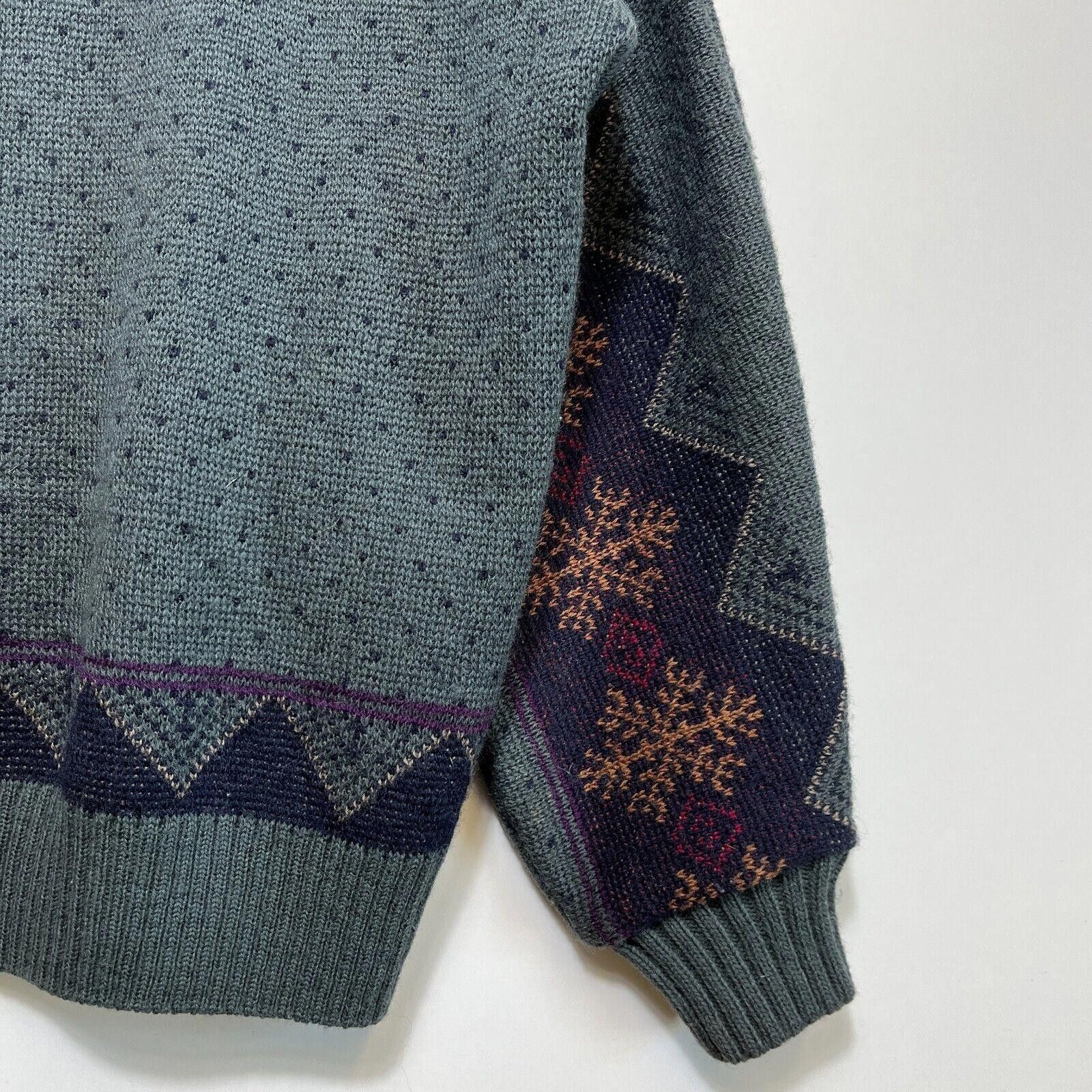 Pendleton × Vintage Vintage 90s Pendleton Wool Knitted Sweater L Geometric Size US L / EU 52-54 / 3 - 9 Thumbnail