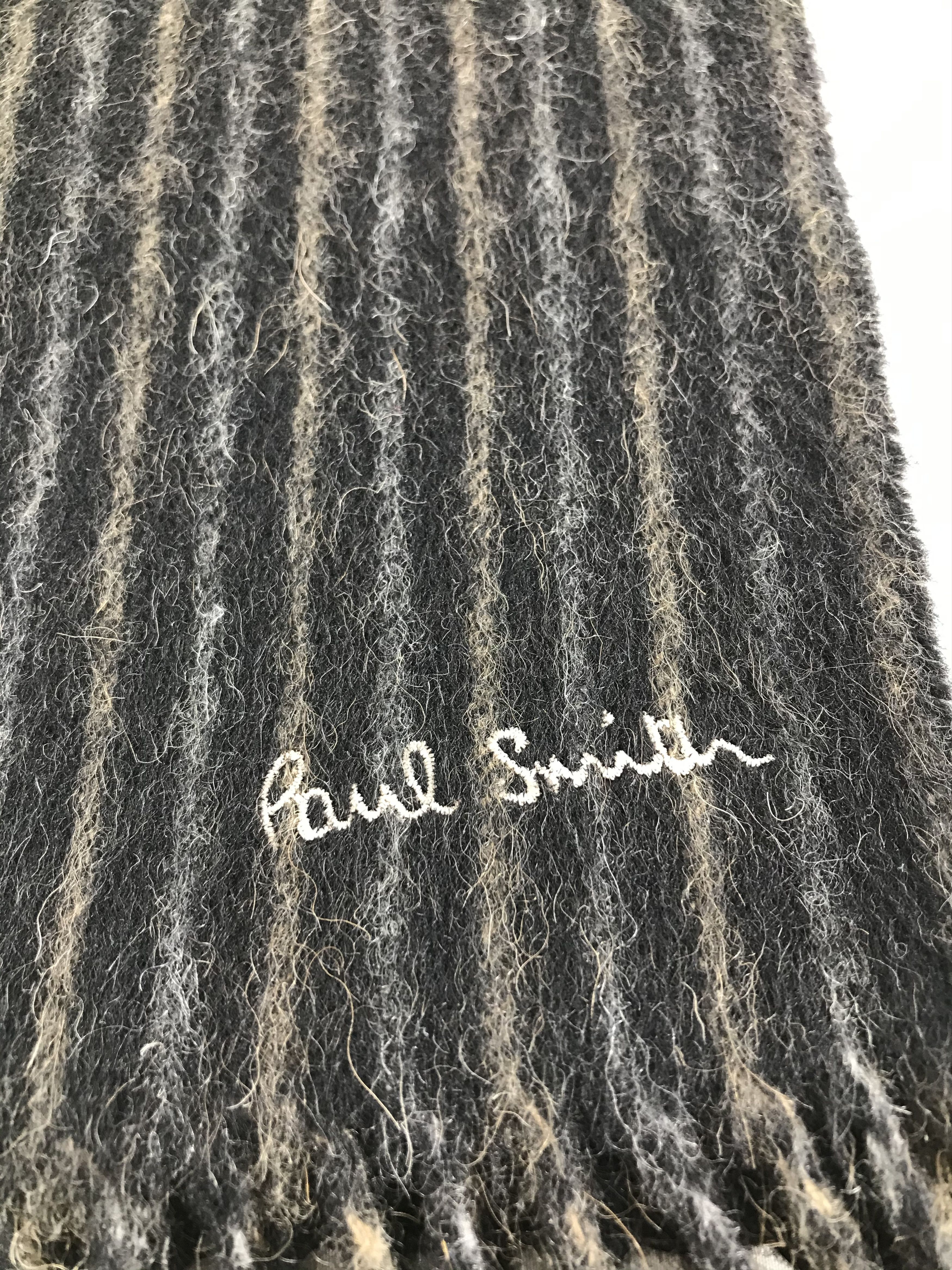 Paul Smith Paul Smith Stripes Scarf Muffler Wool Neck Warmer V414 Size ONE SIZE - 4 Thumbnail