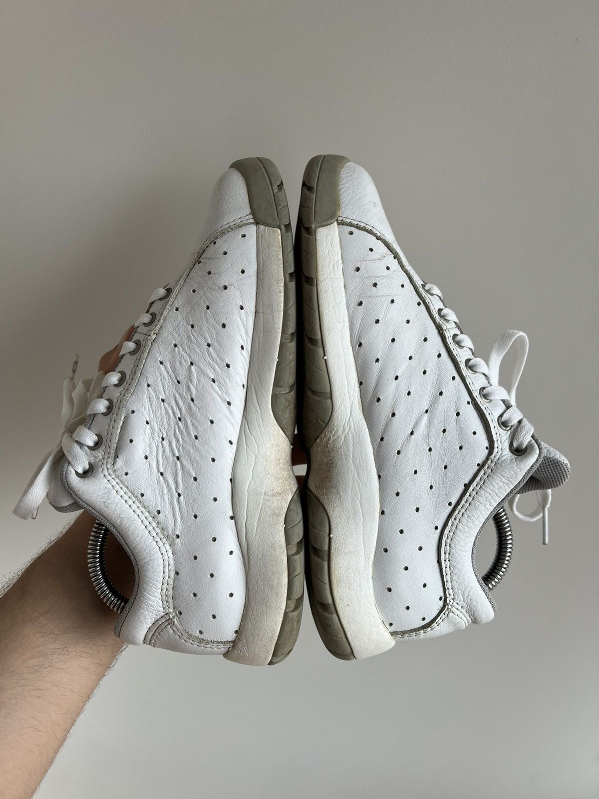 Oakley × Vintage Vintage Oakley White Leather Sneakers Size US 8.5 / EU 41-42 - 7 Thumbnail