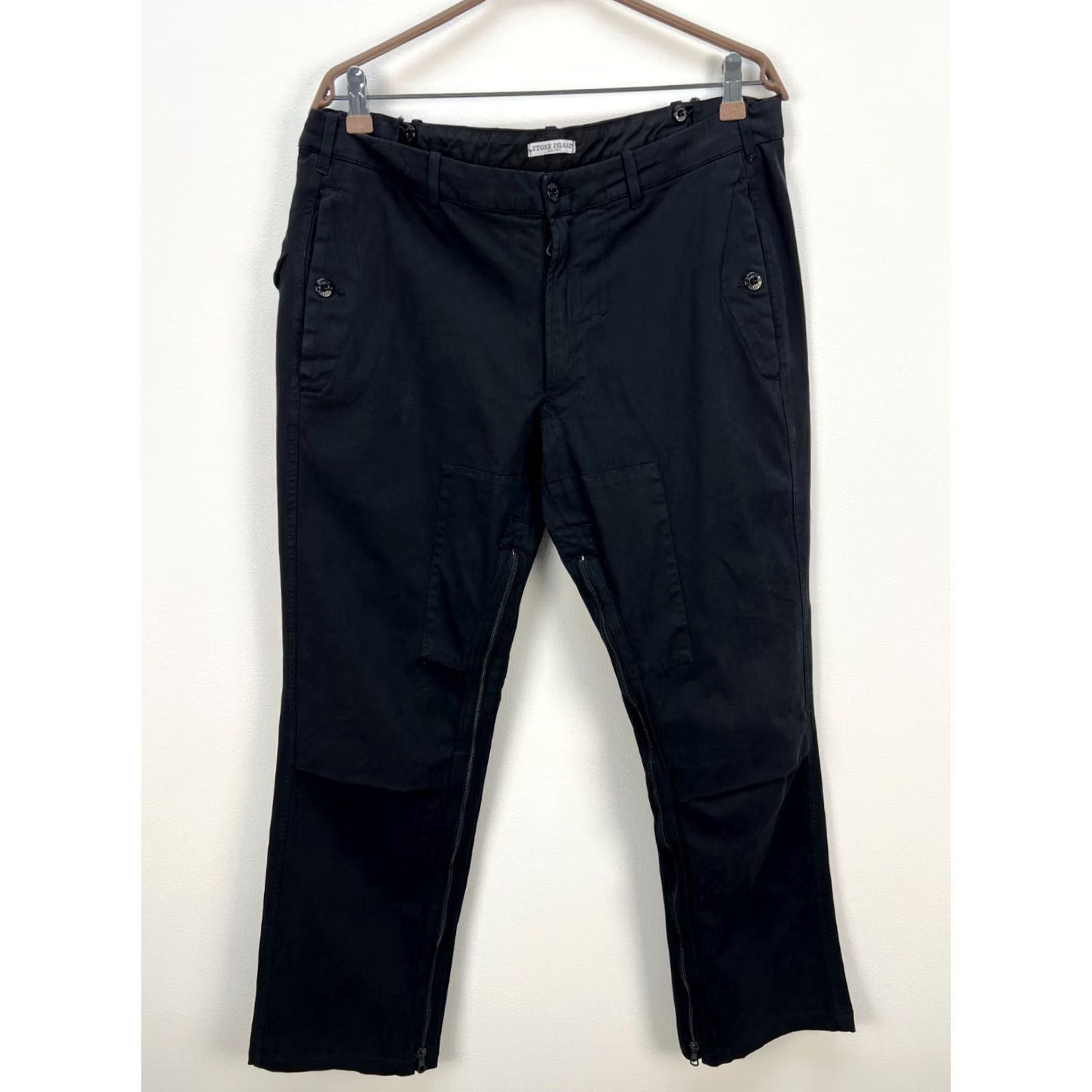 Stone Island Stone Island Pants Trousers Sportswear Vintage Size 52 Black Men Pants Size US 36 / EU 52 - 5 Thumbnail