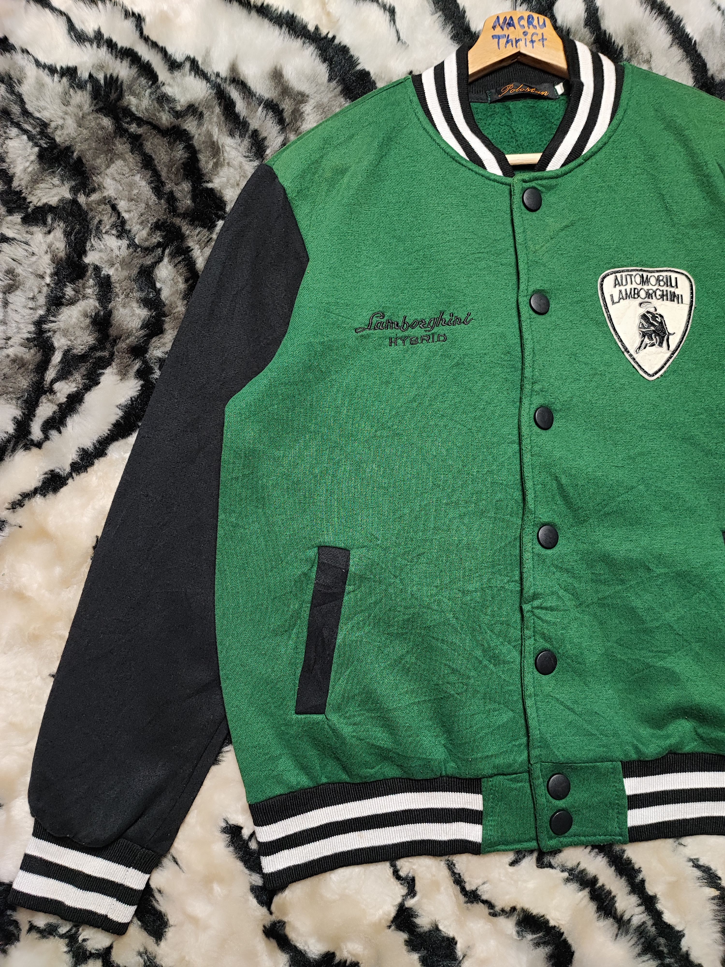 Lamborghini Lamborghini Hybrid Varsity Jacket Size US M / EU 48-50 / 2 - 3 Thumbnail
