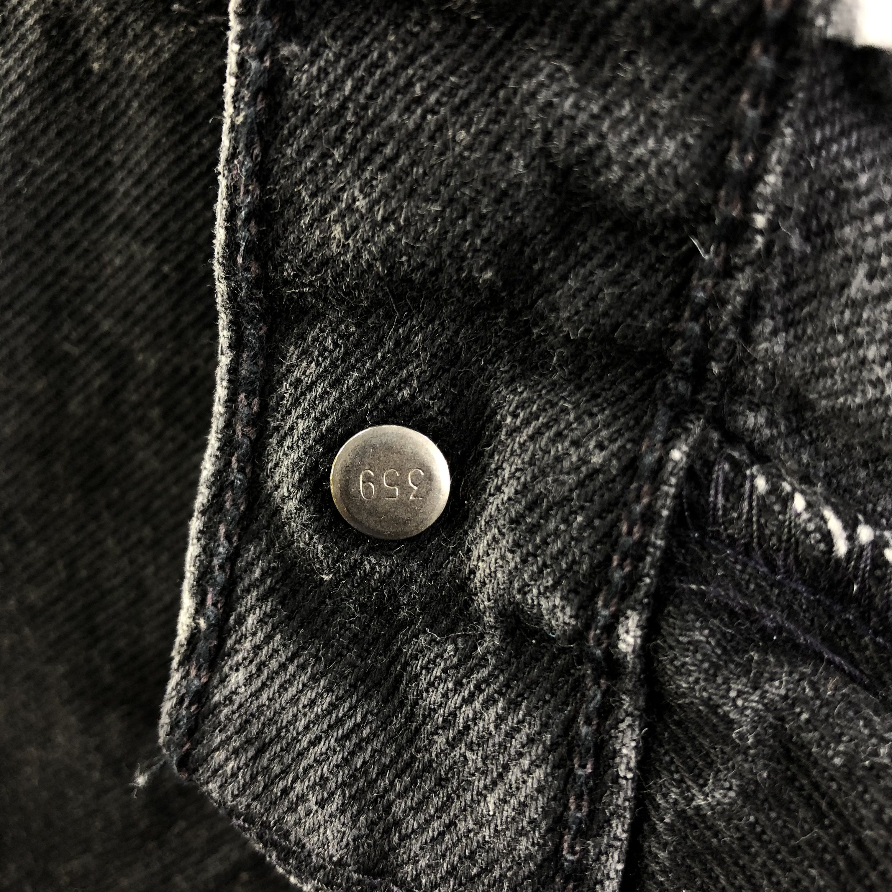 Levi's Vintage Levis 560 Jeans Faded Black Denim kJ1723 Size US 29 - 8 Thumbnail