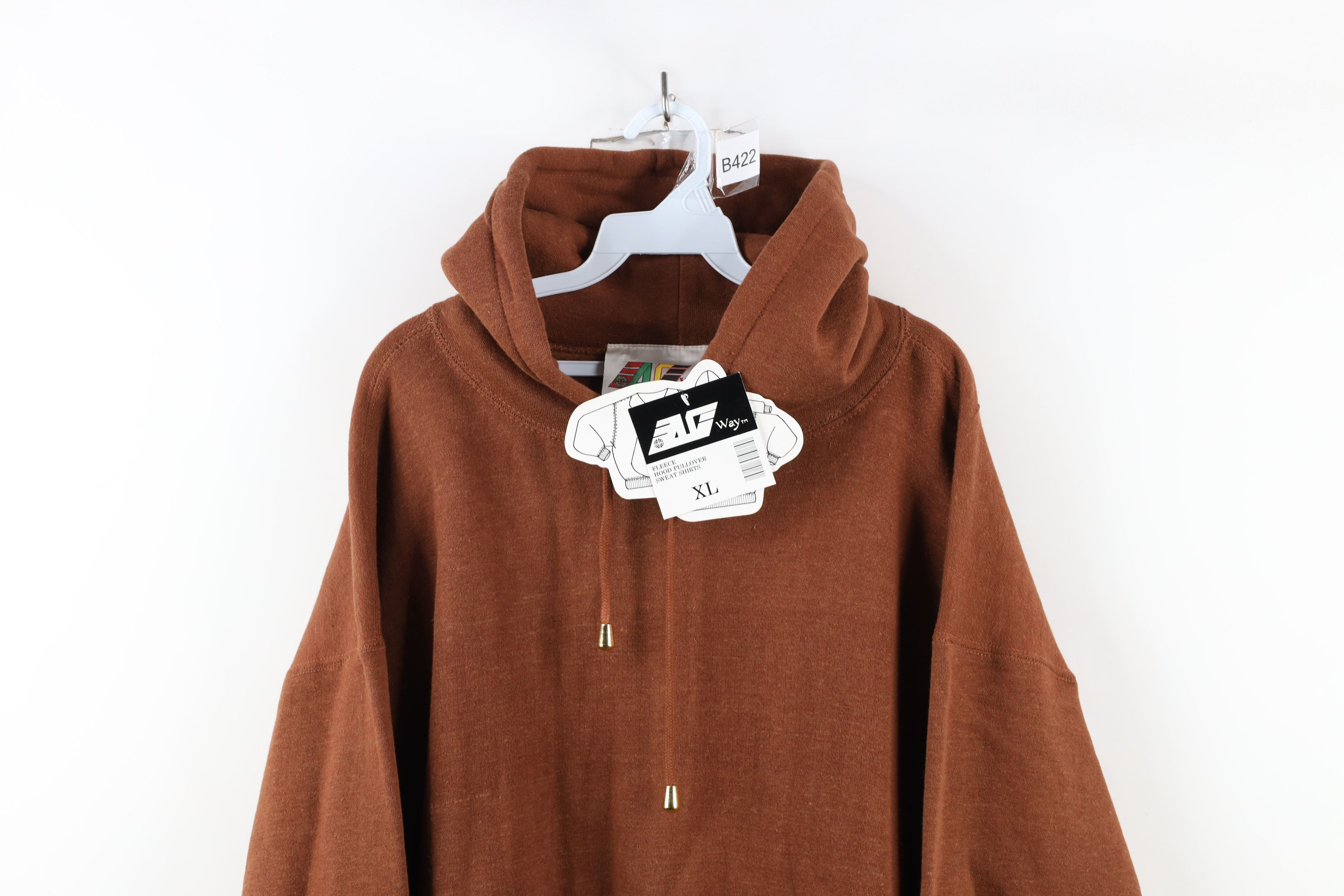 Vintage Deadstock Vtg 90s Streetwear Heavyweight Hoodie Sweatshirt Size US XL / EU 56 / 4 - 2 Thumbnail