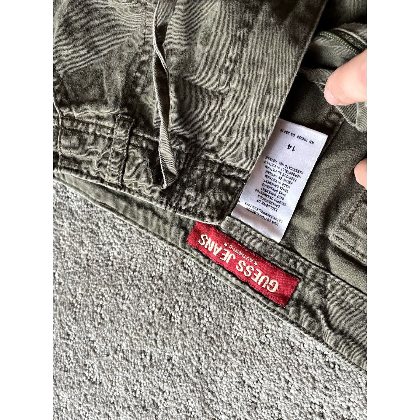 Guess GUESS Brown Cargo Skirt Mini Size 14 Women Cotton Twill All Seasons Size 36" / US 14 / IT 50 - 3 Thumbnail