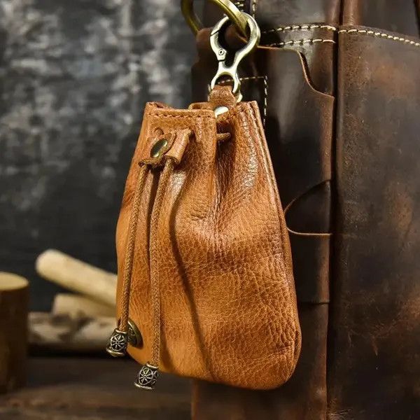 Japanese Brand × Leather Genuine Leather Coin Bag Size ONE SIZE - 1 Thumbnail