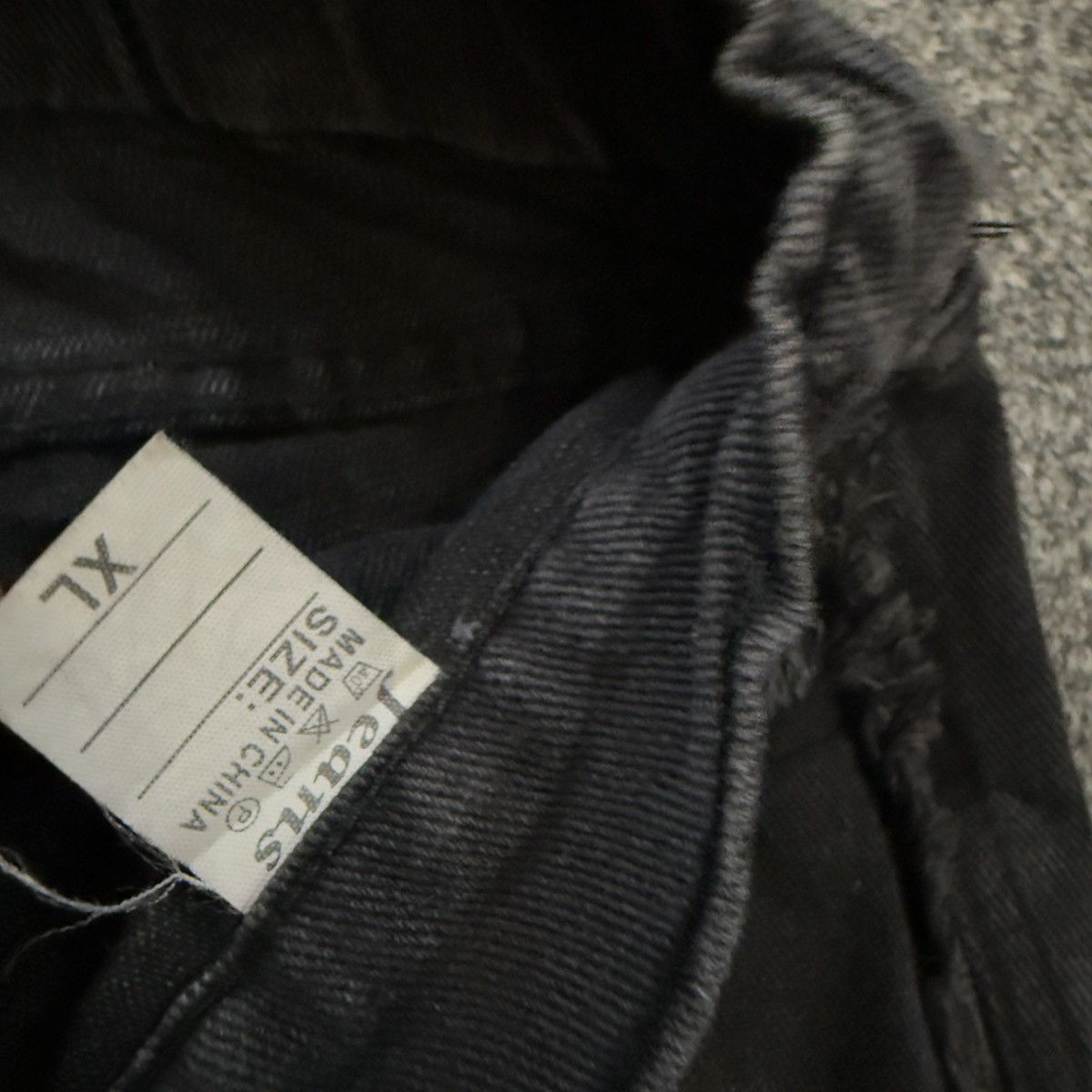 If Six Was Nine Japanese Y2K Nothingtosomething Black Denim Size US 31 - 9 Thumbnail