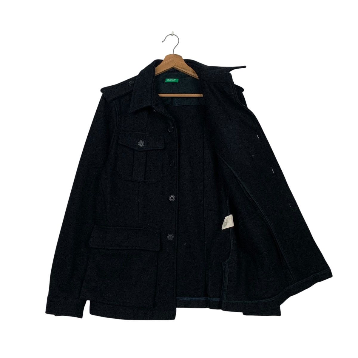United Colors Of Benetton UNITED COLORS OF BENETTON Wool 4 Pocket Jacket #2483-C111 Size US S / EU 44-46 / 1 - 9 Thumbnail