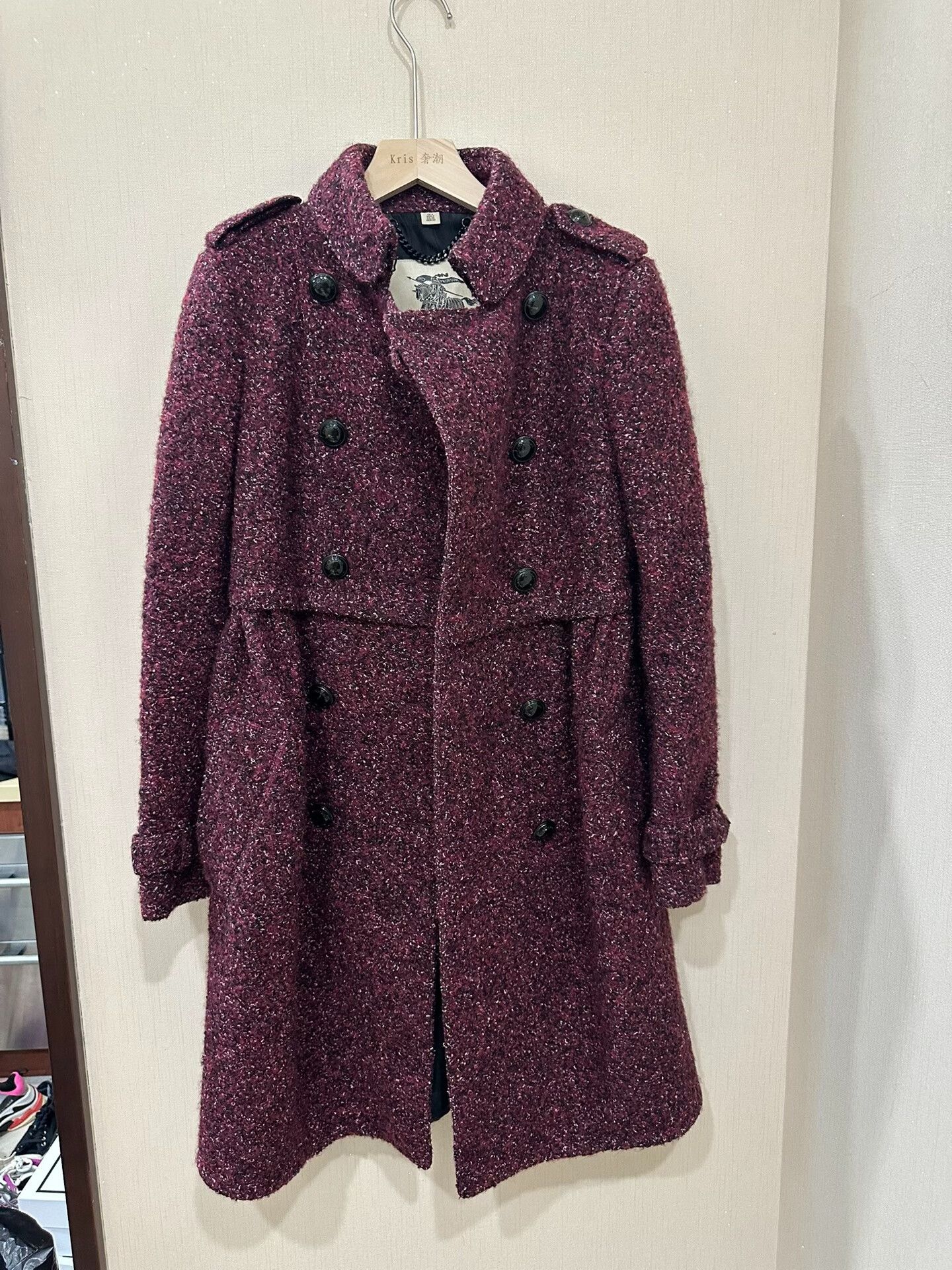 Burberry Burberry Wool Peacoat in Vibrant Color Size XS / US 0-2 / IT 36-38 - 1 Thumbnail