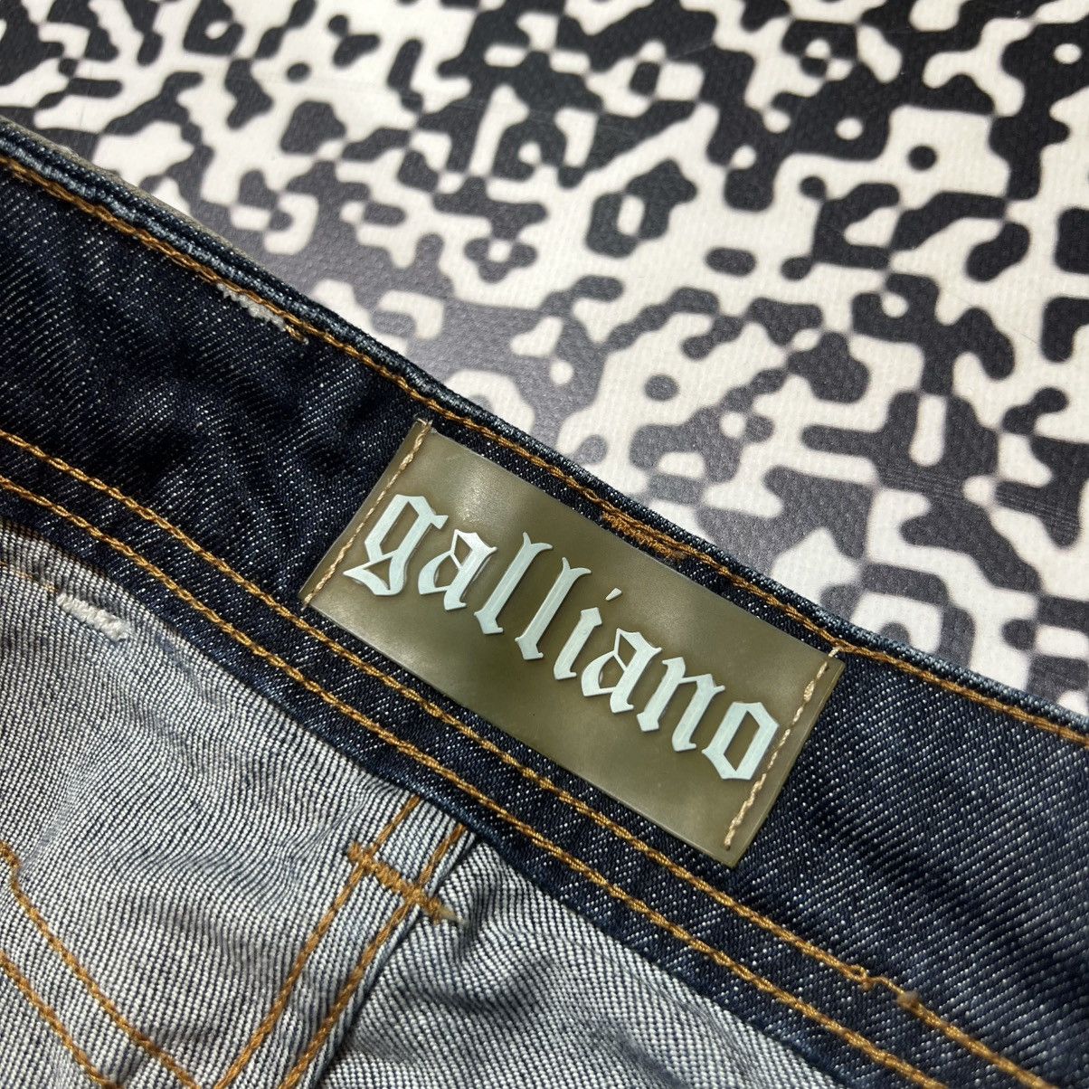 John Galliano Vintage Y2K John Galliano Luxury Casual 90s Style Jeans Size 26" / US 2 / IT 38 - 16 Thumbnail