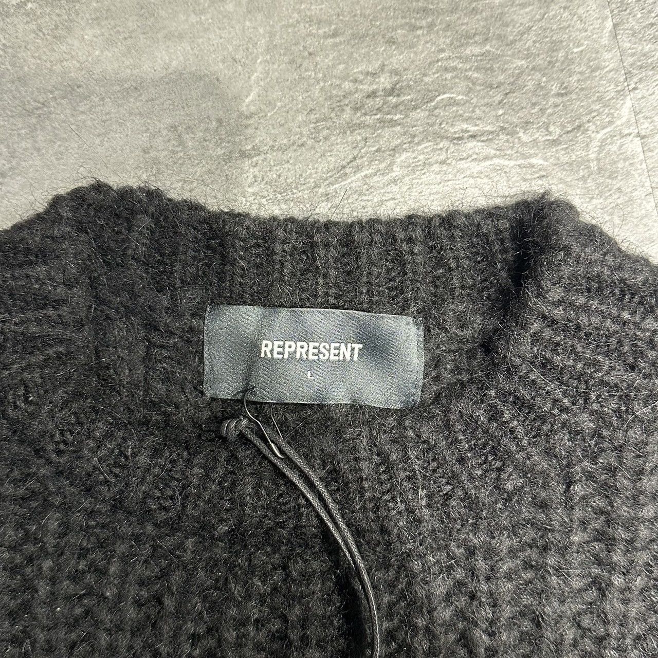 Represent Clo. Represent Heavy Rib Sweater - Black Size US L / EU 52-54 / 3 - 3 Thumbnail