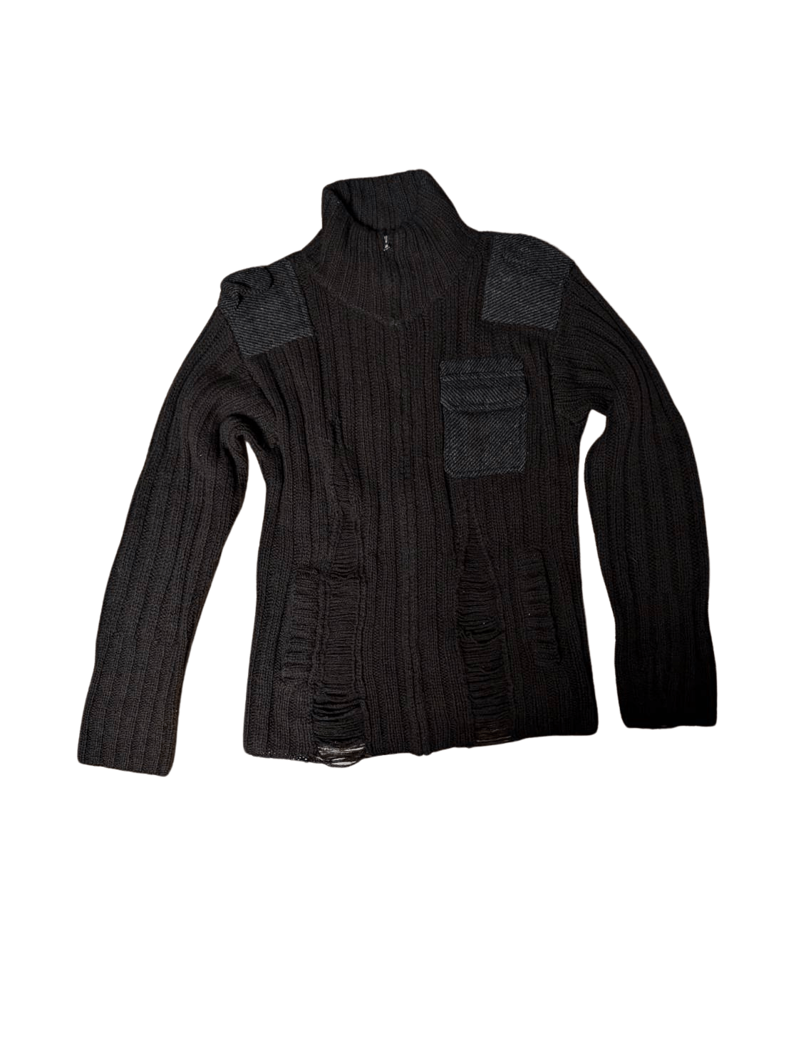 Diet Butcher Slim Skin Zip-up knit/sweater (thick) wool Size US L / EU 52-54 / 3 - 3 Thumbnail