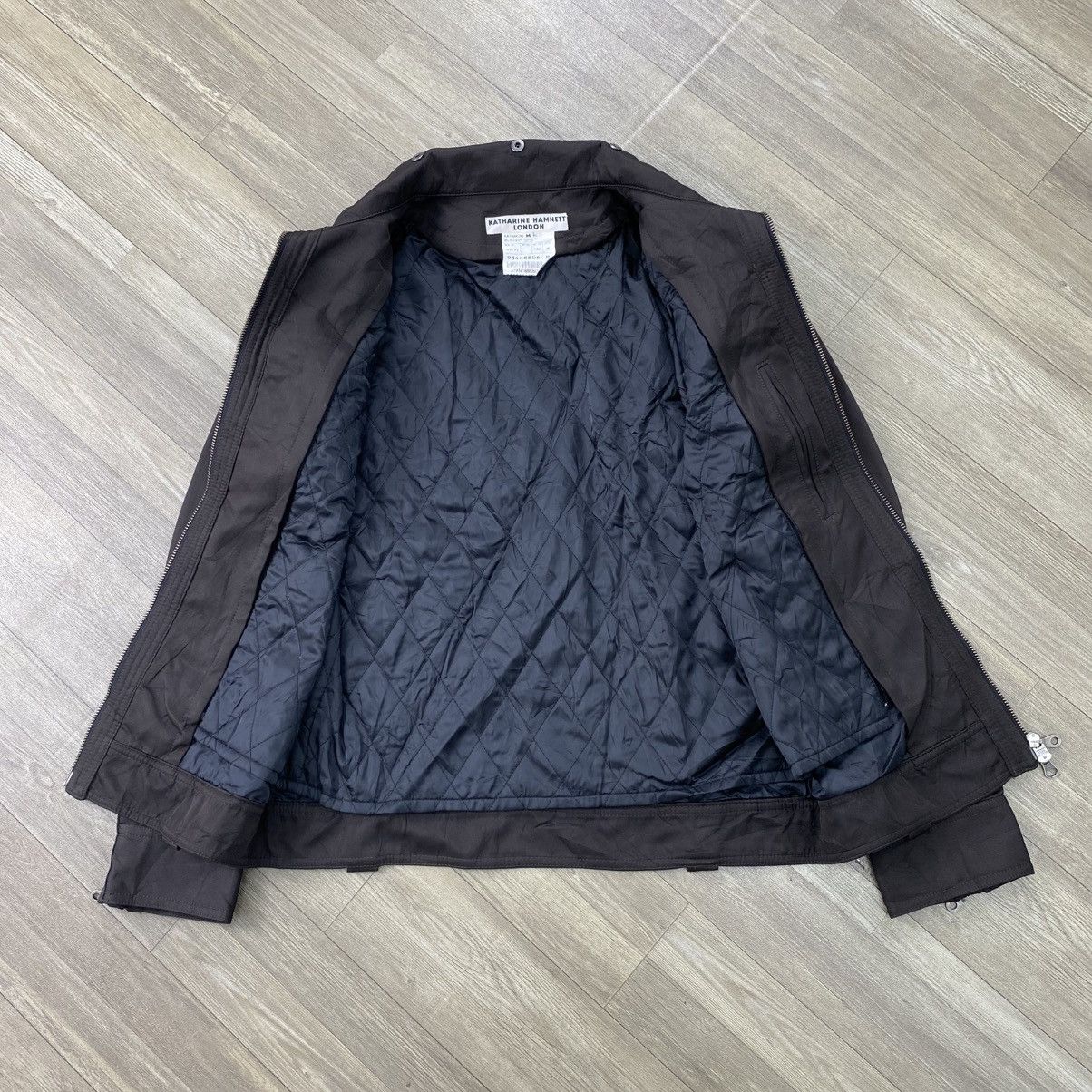 Katharine Hamnett London Vintage Katharine Hamnett London Multi Zipper Bikers Jacket Size US S / EU 44-46 / 1 - 9 Thumbnail