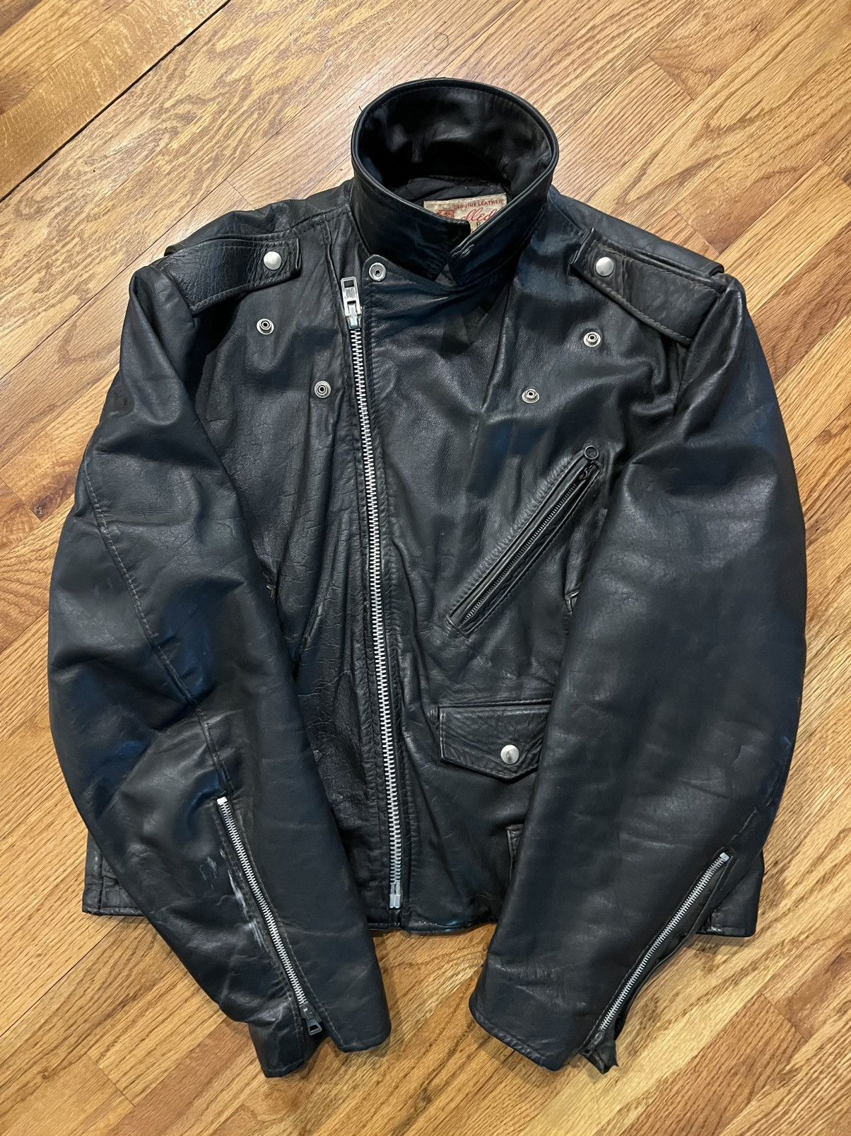 Vintage Early 80s motorcycle jacket Size US S / EU 44-46 / 1 - 2 Thumbnail