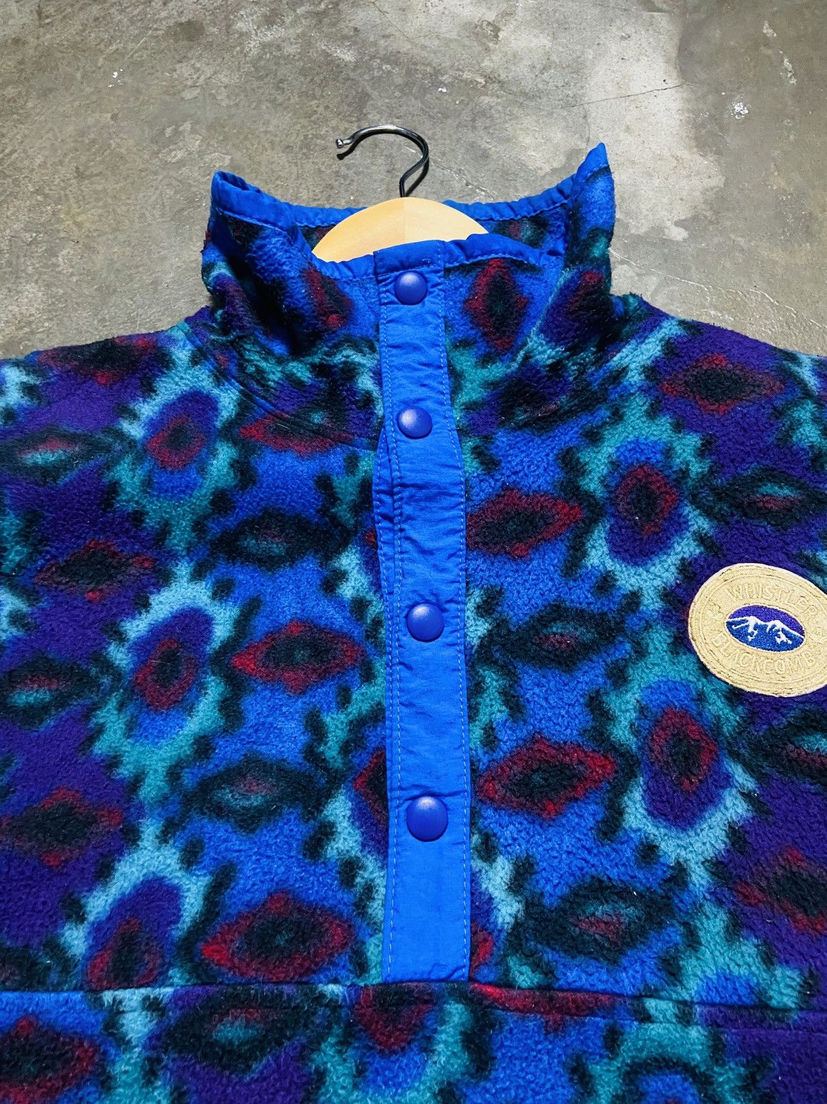 Other Vintage Whistler Blackcomb Half Button Pullover Fleece Size US L / EU 52-54 / 3 - 7 Thumbnail