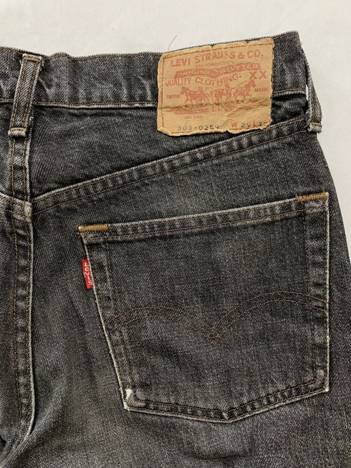 Levi's Levis 503 stone black size 28-29 Size US 28 / EU 44 - 6 Thumbnail