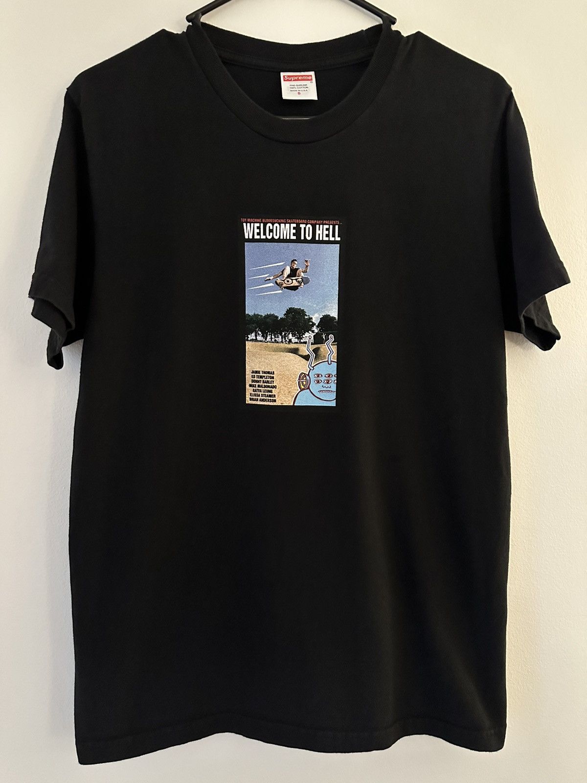 Supreme × Toy Machine Supreme Toy Machine Welcome To Hell Tee Size US S / EU 44-46 / 1 - 1 Thumbnail