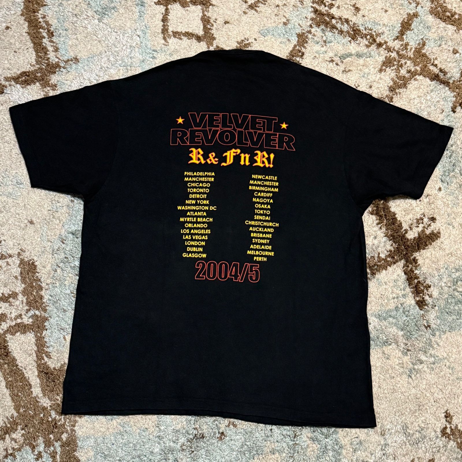 Band Tees × Vintage 2004/05 Velvet Revolver R&FnK! Shirt Size XL Tattoo Woman Size US XL / EU 56 / 4 - 3 Thumbnail