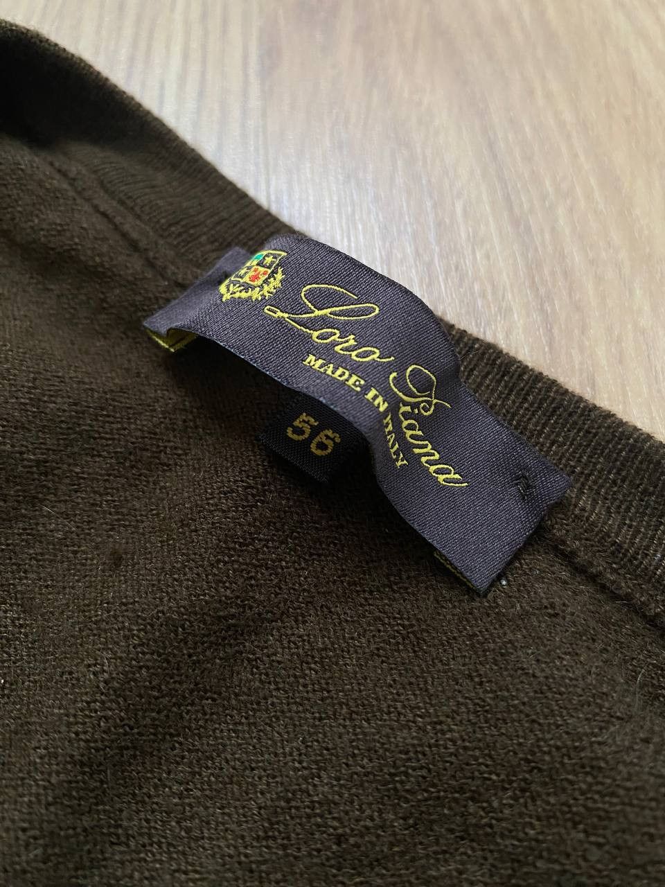 Loro Piana Loro Piana Cashmere Scollo V-Neck Sweater Men Size US XL / EU 56 / 4 - 4 Thumbnail