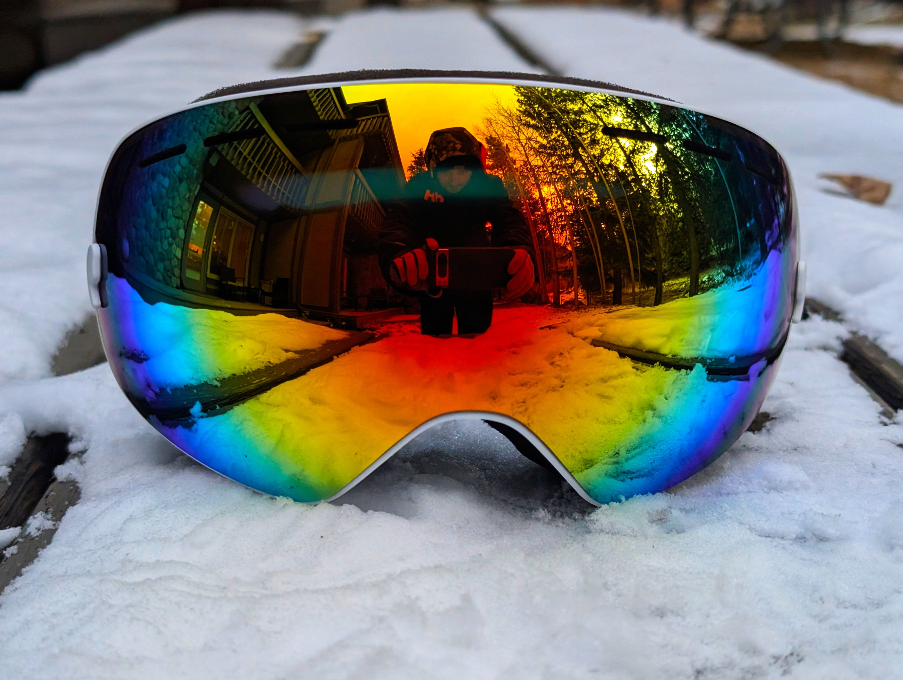 Other ELAX Double Layer Anti Fog Lens Ski Goggles Skiing Size ONE SIZE - 6 Thumbnail