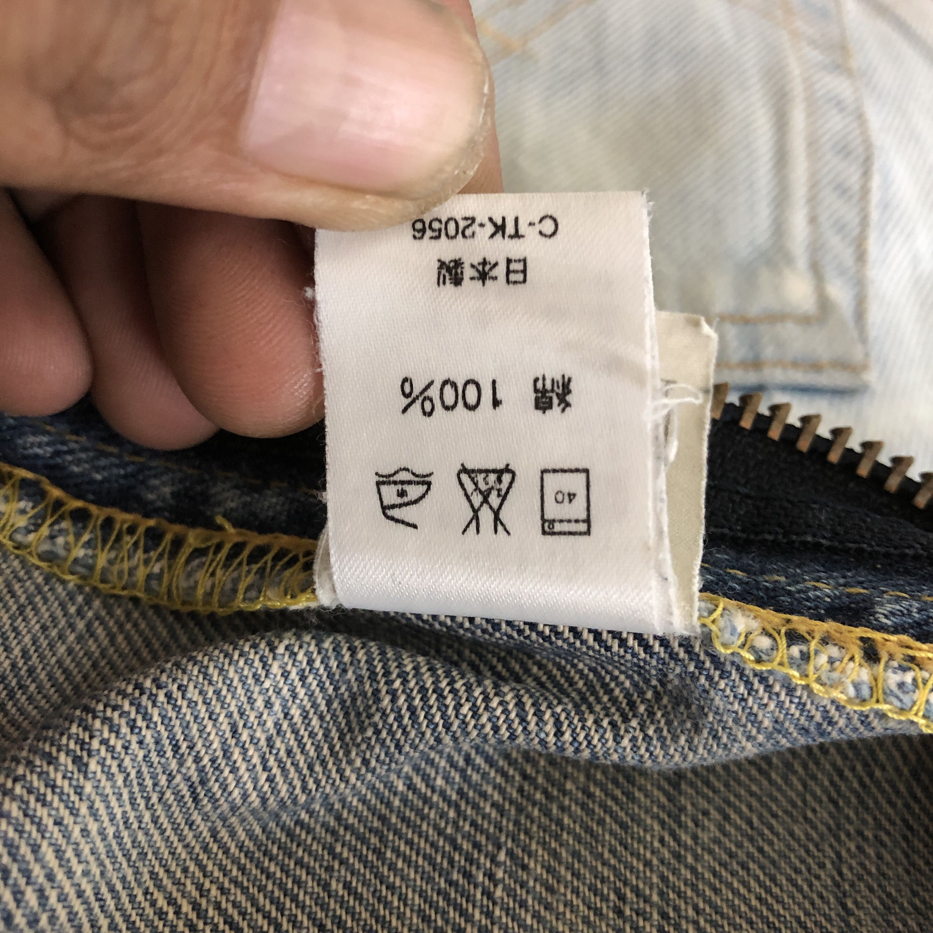 Lee Vintage 80's Lee Selvedge Jeans Lee Distressed Faded Denim Size US 30 / EU 46 - 9 Thumbnail