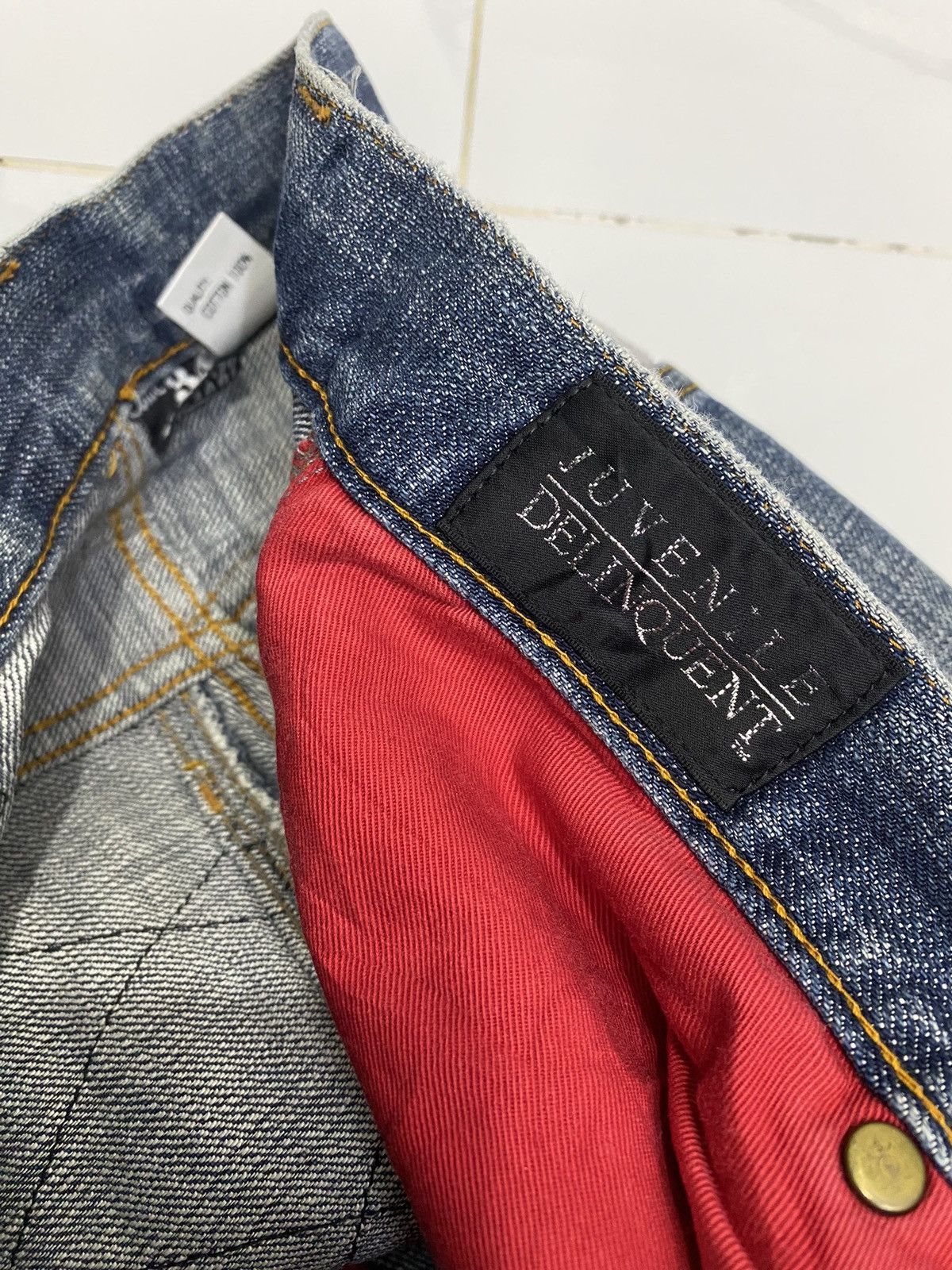 Hysteric Glamour × Undercover 🔥JUVENILE DELINQUENT JAPANESE AVANT GARDE DENIM JEANS Size US 31 - 8 Thumbnail