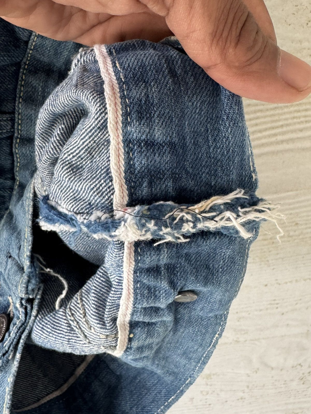 Vintage VINTAGE 13 STAR 80s VEST JEANS JAPAN Size US XS / EU 42 / 0 - 5 Thumbnail