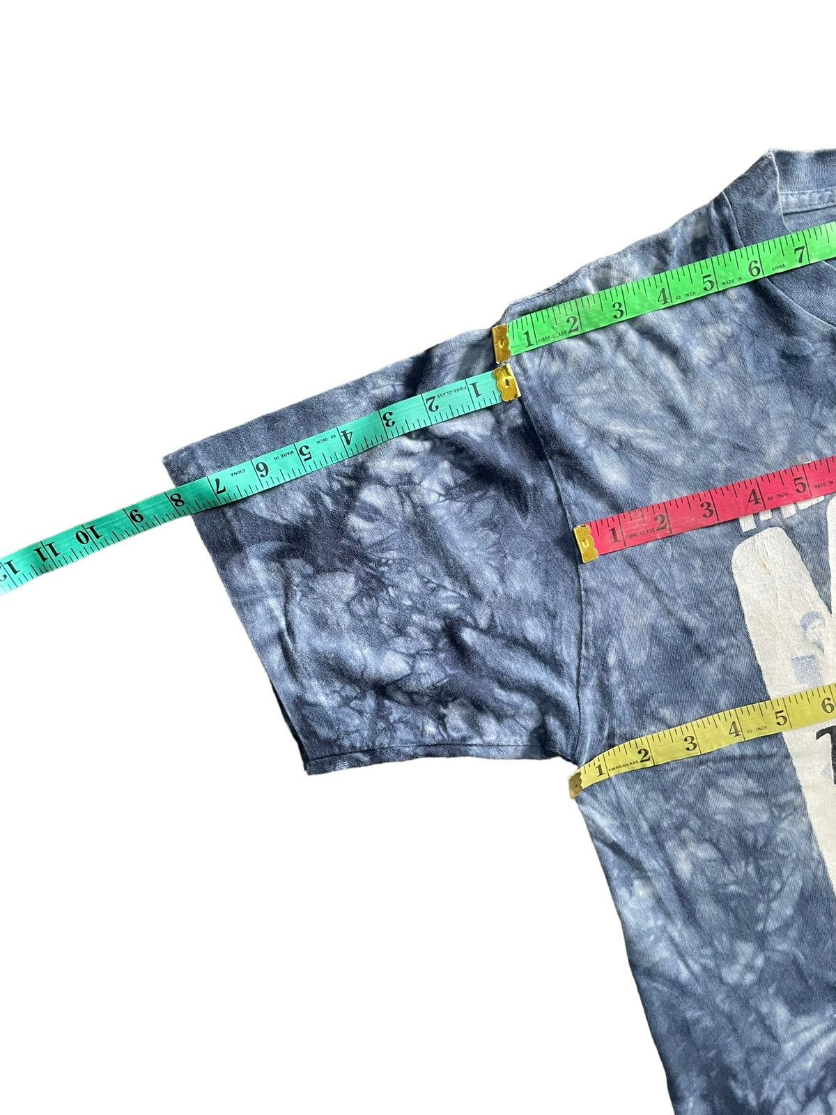 Band Tees Vintage & Rare 90’s The Who Liquid Blue Tie Dye Tshirt Size US M / EU 48-50 / 2 - 9 Thumbnail