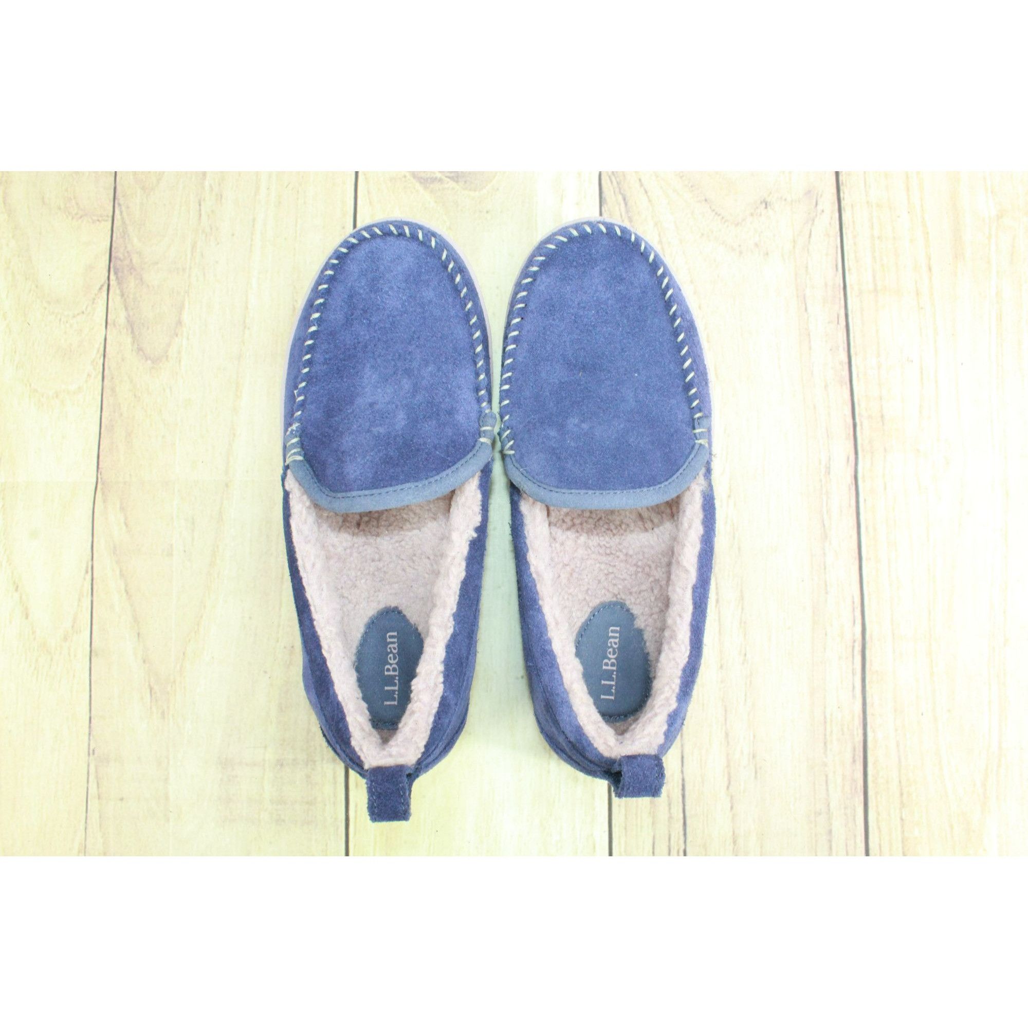 L.L. Bean LL Bean Women's Fleece Mountain Moccasin Slippers Size US 8 / IT 38 - 7 Thumbnail
