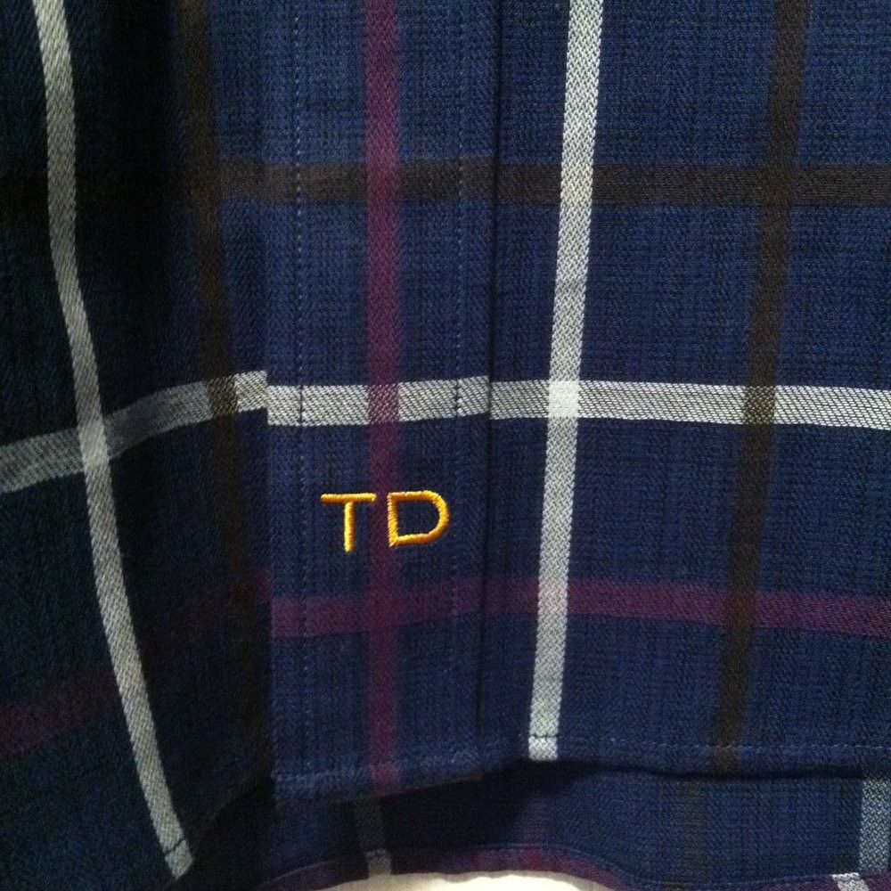 Thomas Dean THOMAS DEAN MENS NEW NAVY 100%COTTON CASUAL SHIRT SIZE: M Size US M / EU 48-50 / 2 - 9 Thumbnail
