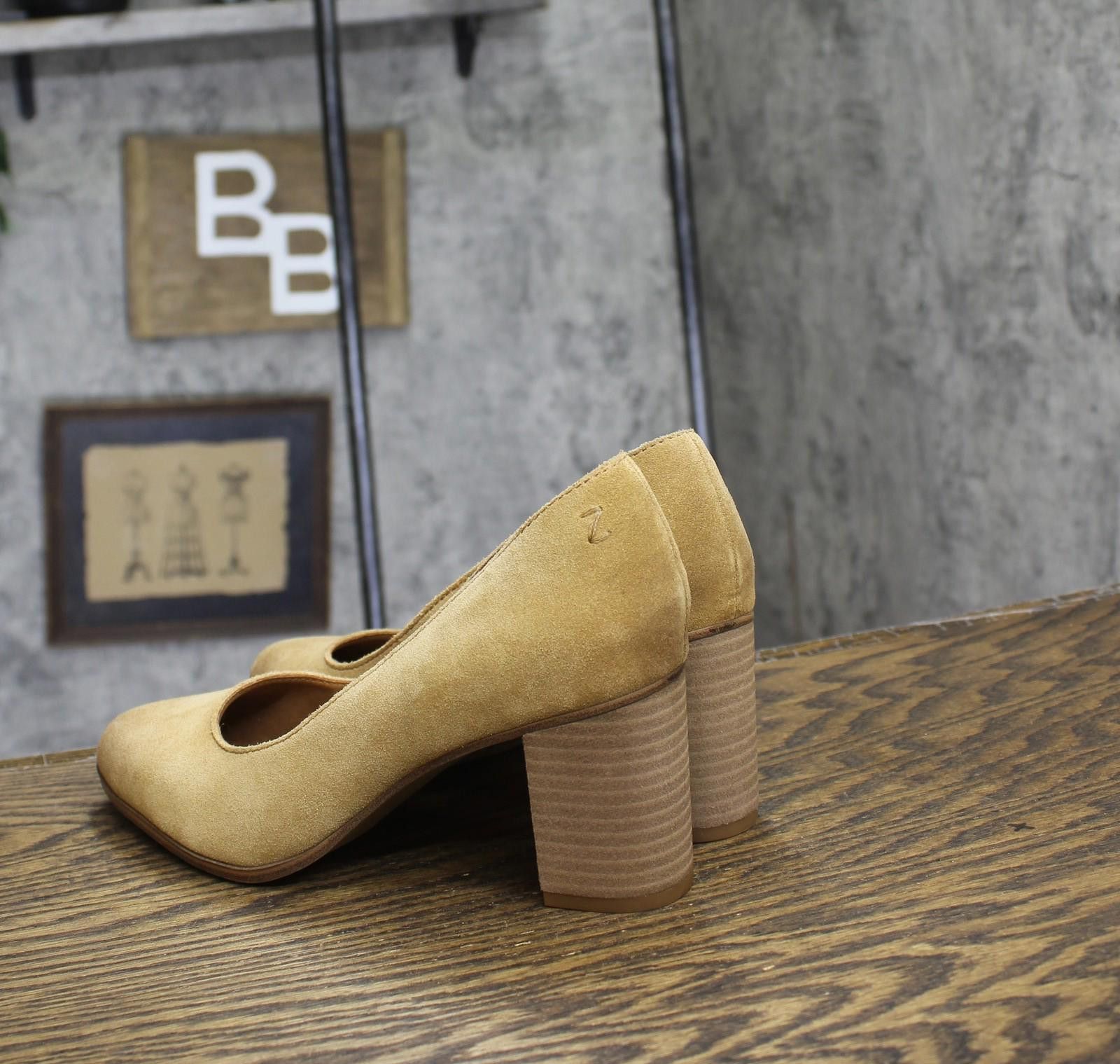 Other Zodiac Womens Gloria Block-heel Pumps I3408l1 Brown 8m Size US 8 / IT 38 - 2 Thumbnail