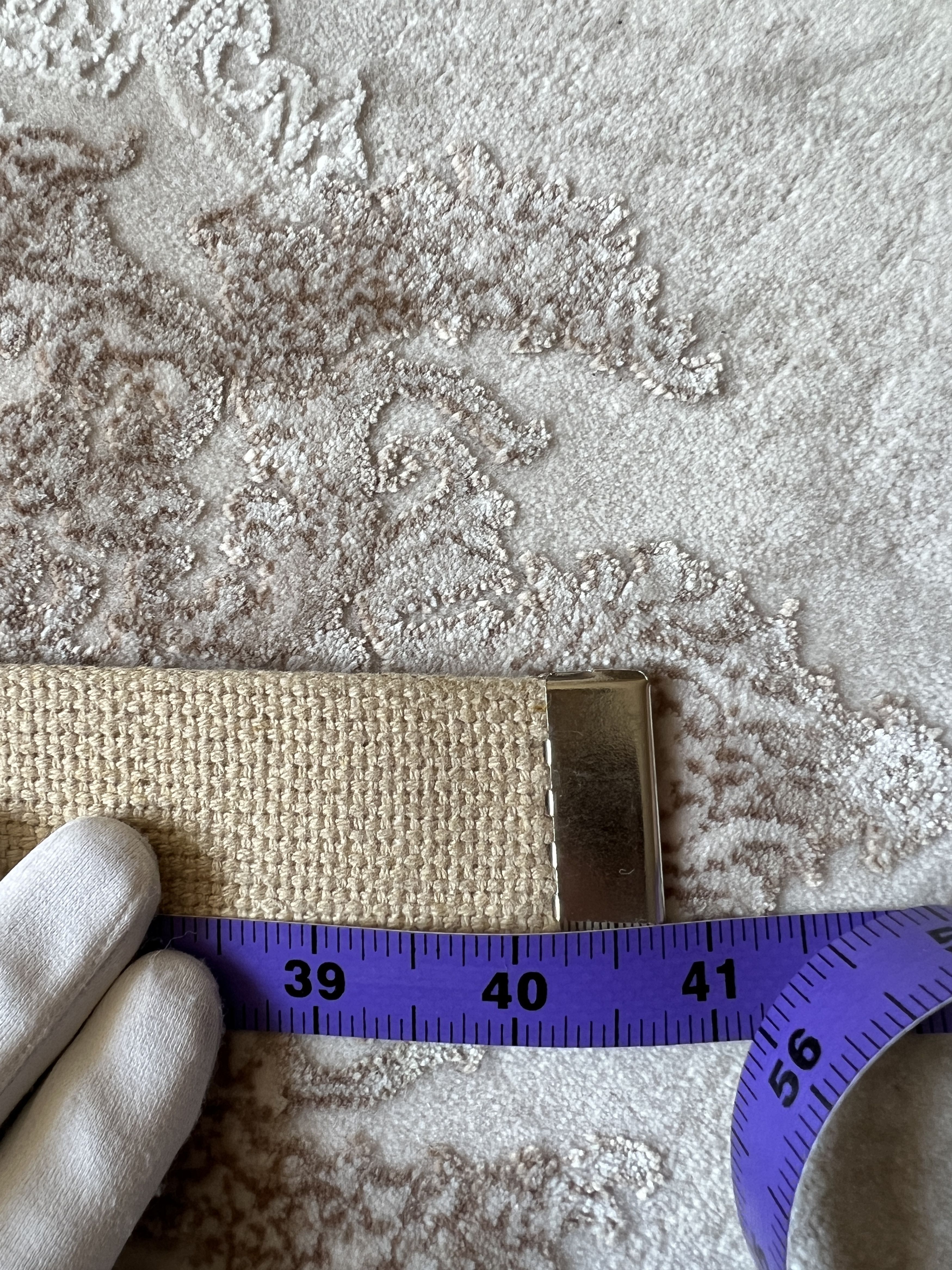 Vintage Y2K Rhinestones Buckle Cotton Belt BB Style Size ONE SIZE - 14 Thumbnail