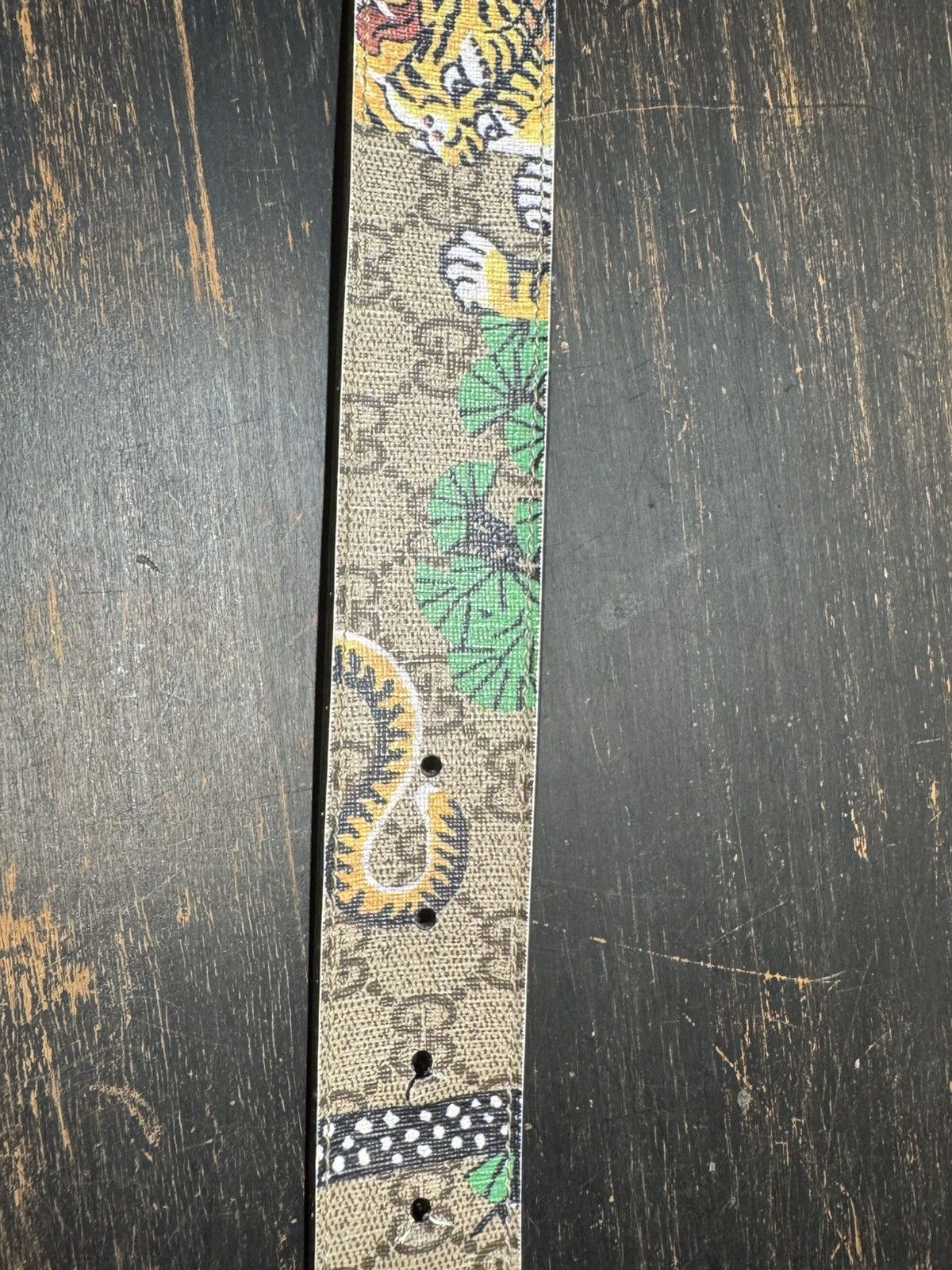 Gucci Gucci Lion GG Supreme Interlocking G Belt Buckle - Size 36 Size 36 - 8 Thumbnail