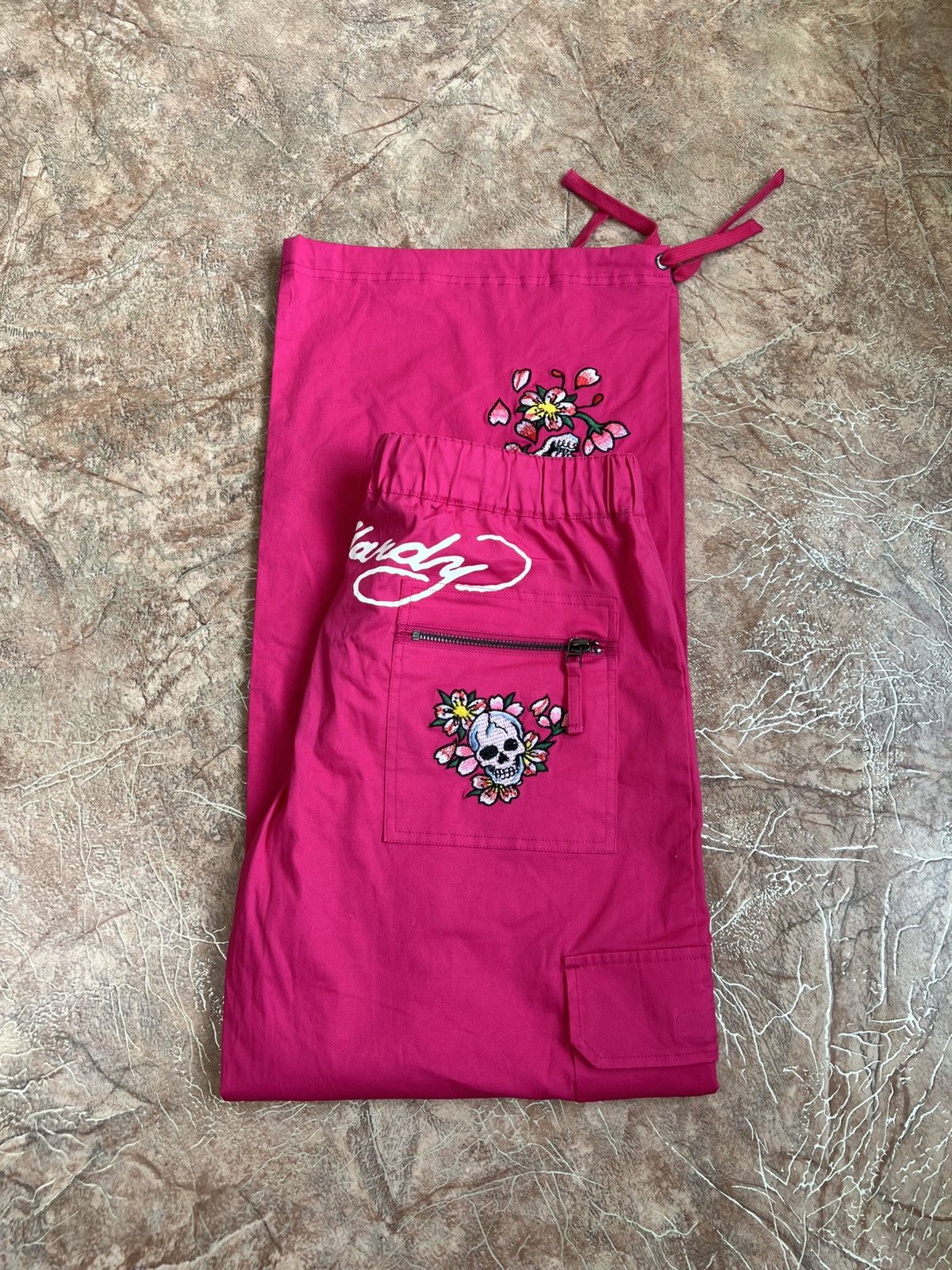 Other Vintage Ed Hardy Skull blossom magenta opium pink pants Size 30" / US 8 / IT 44 - 12 Thumbnail