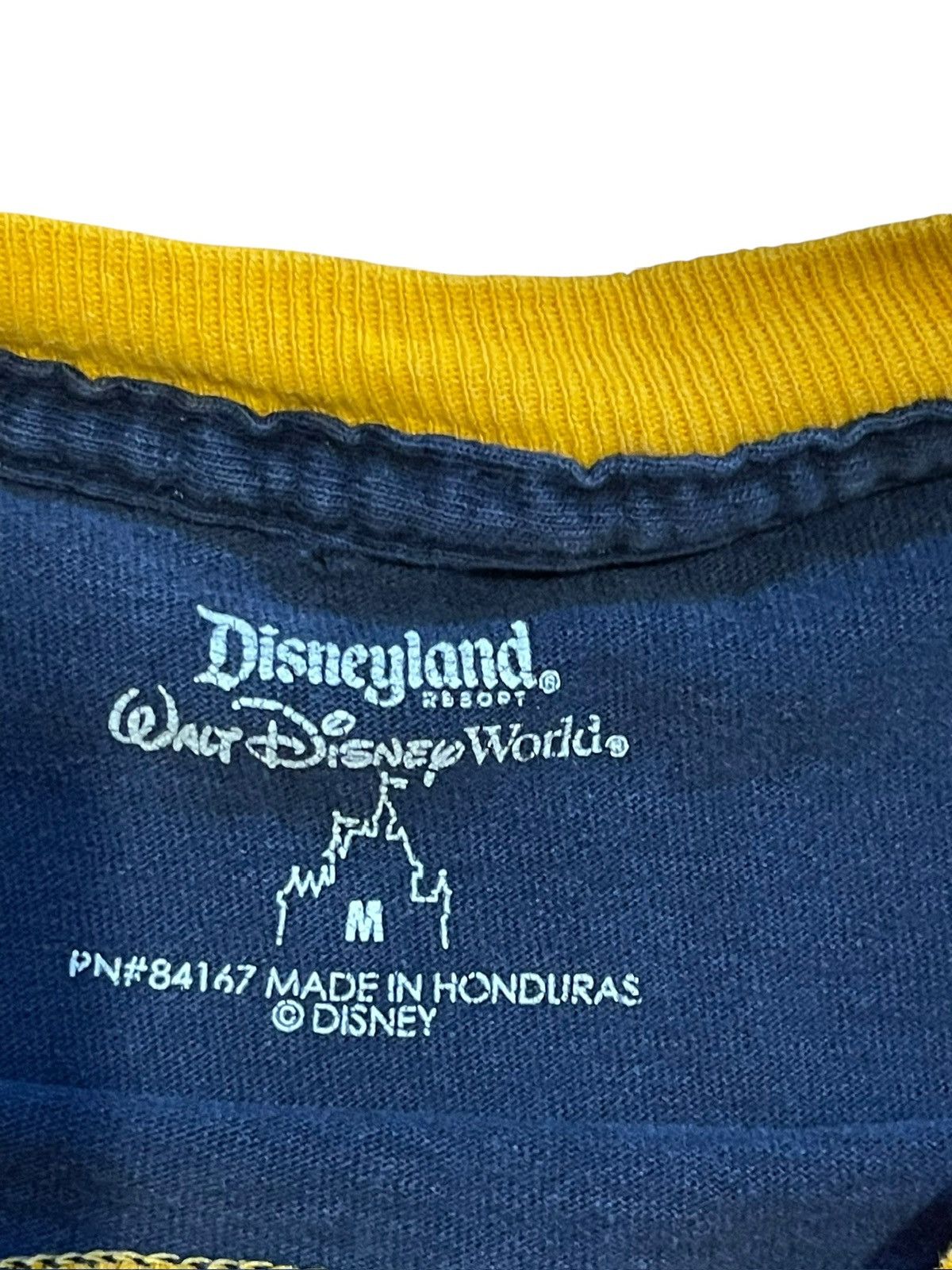 Disney Disneyland Mickey Mouse Vintage Y2K Navy Ringer Men Tee Sz M Size US M / EU 48-50 / 2 - 4 Thumbnail