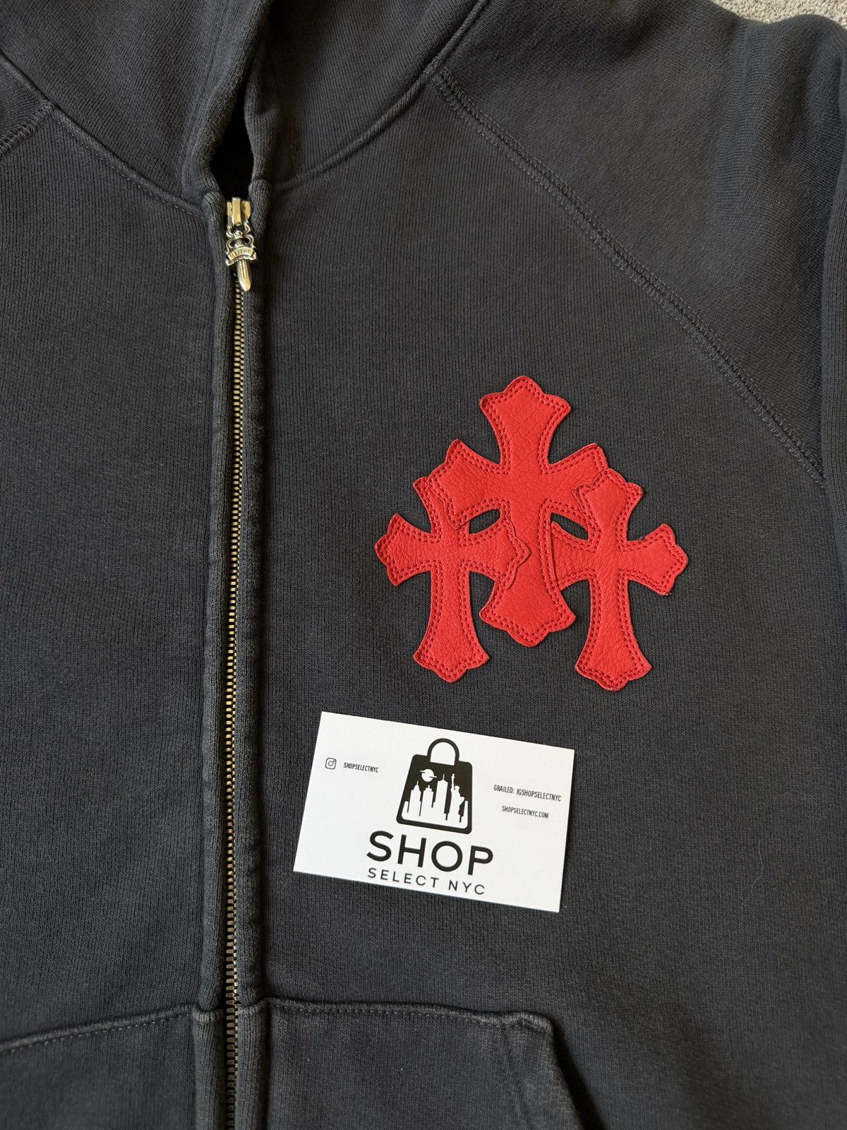 Chrome Hearts CHROME HEARTS PAPERJAM ZIP UP HOODIE BLUE RED Size US M / EU 48-50 / 2 - 2 Thumbnail