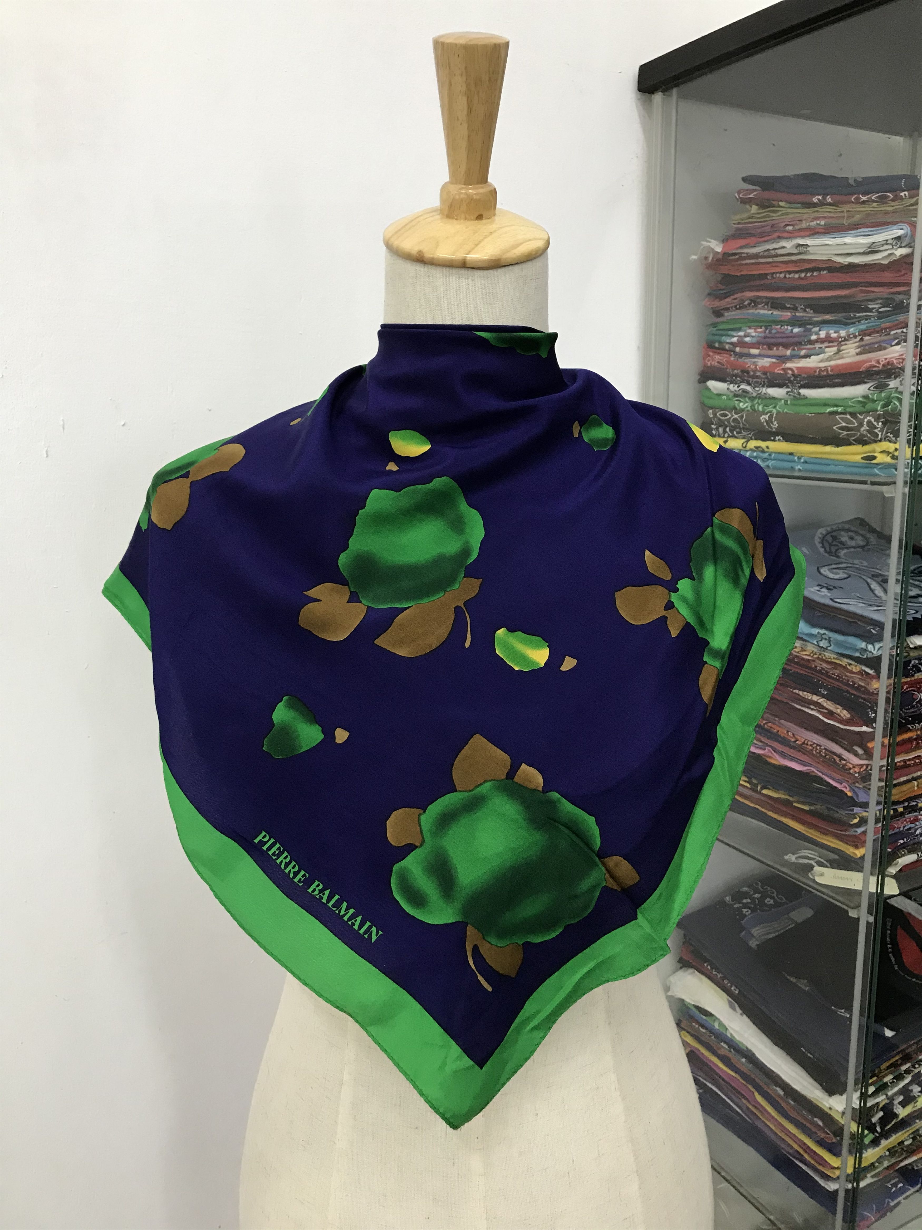 Pierre Balmain Vintage Pierre Balmain Silk Scarf Size ONE SIZE - 1 Thumbnail