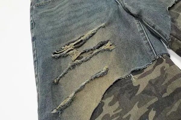 Japanese Brand Ruumika x Erika Half Camo Short Pant Size US 31 - 5 Thumbnail