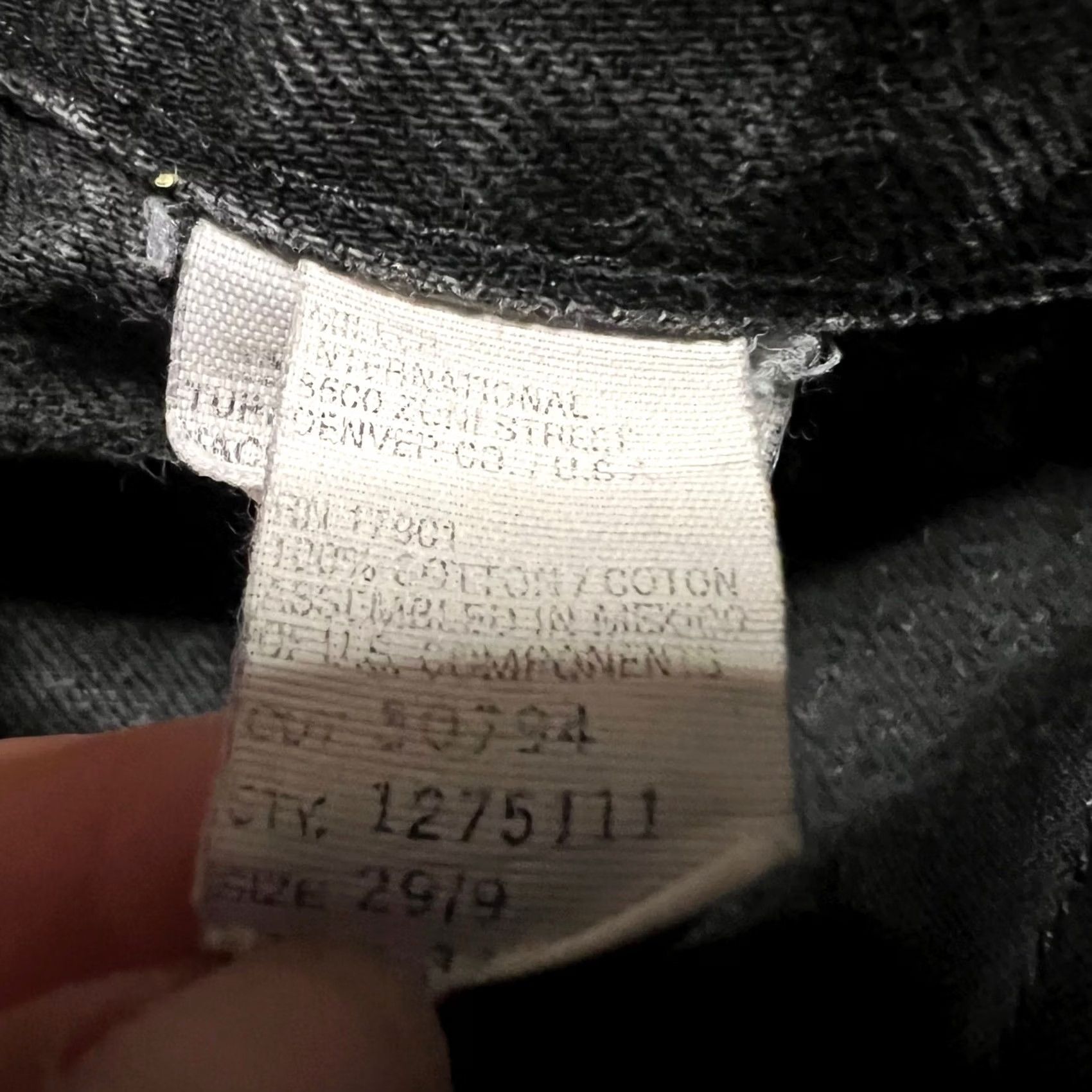 Vintage Rocky Mountain Jeans Womens 29 Black Rockies Bareback High Rise Western Mom Size 29" - 7 Thumbnail