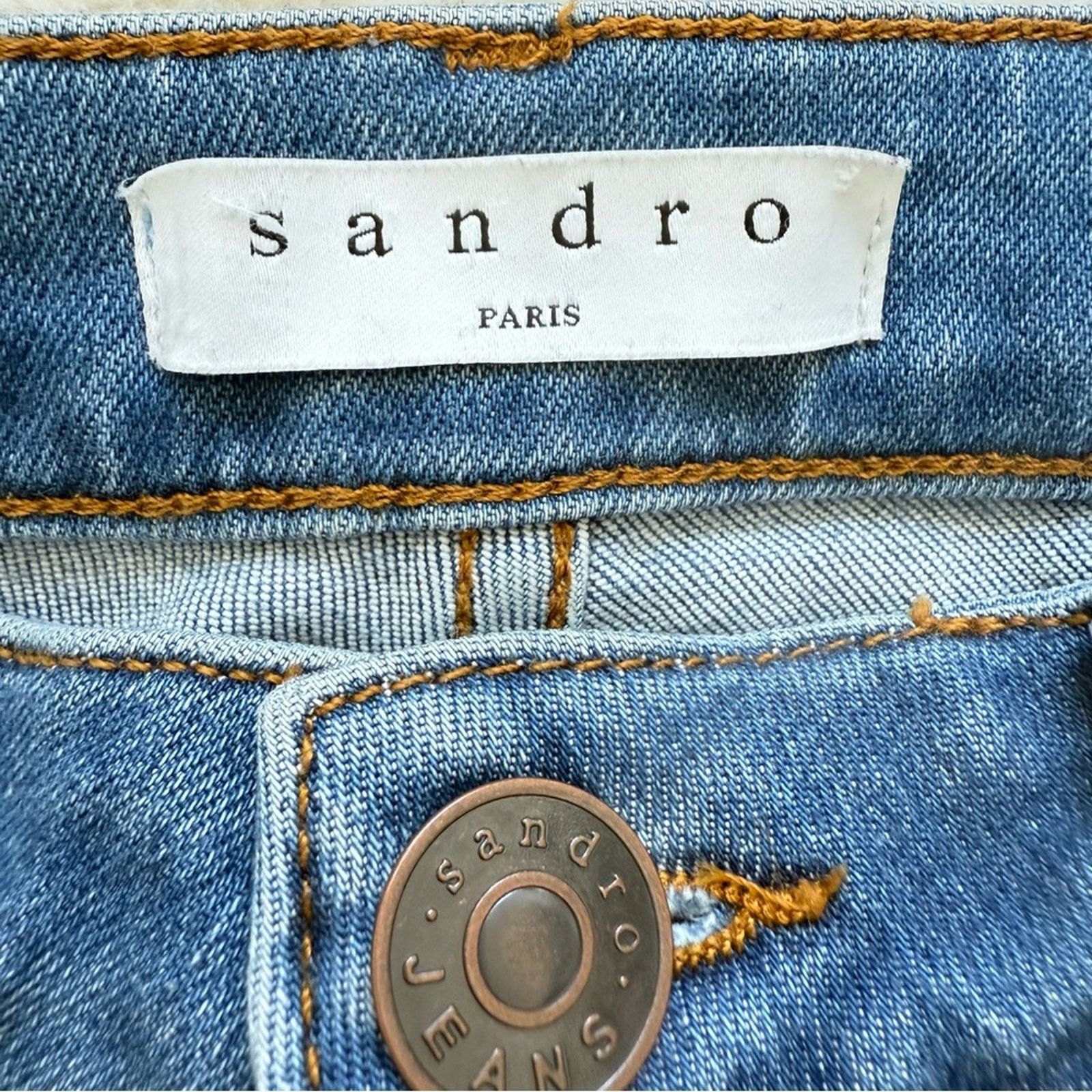 Sandro women skinny jeans size 38 or 6 US