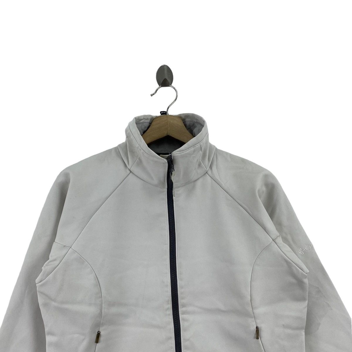 Columbia × Vintage Vintage COLUMBIA SPORTWEAR USA Full Zipper Grey Fleece Size M / US 6-8 / IT 42-44 - 2 Thumbnail
