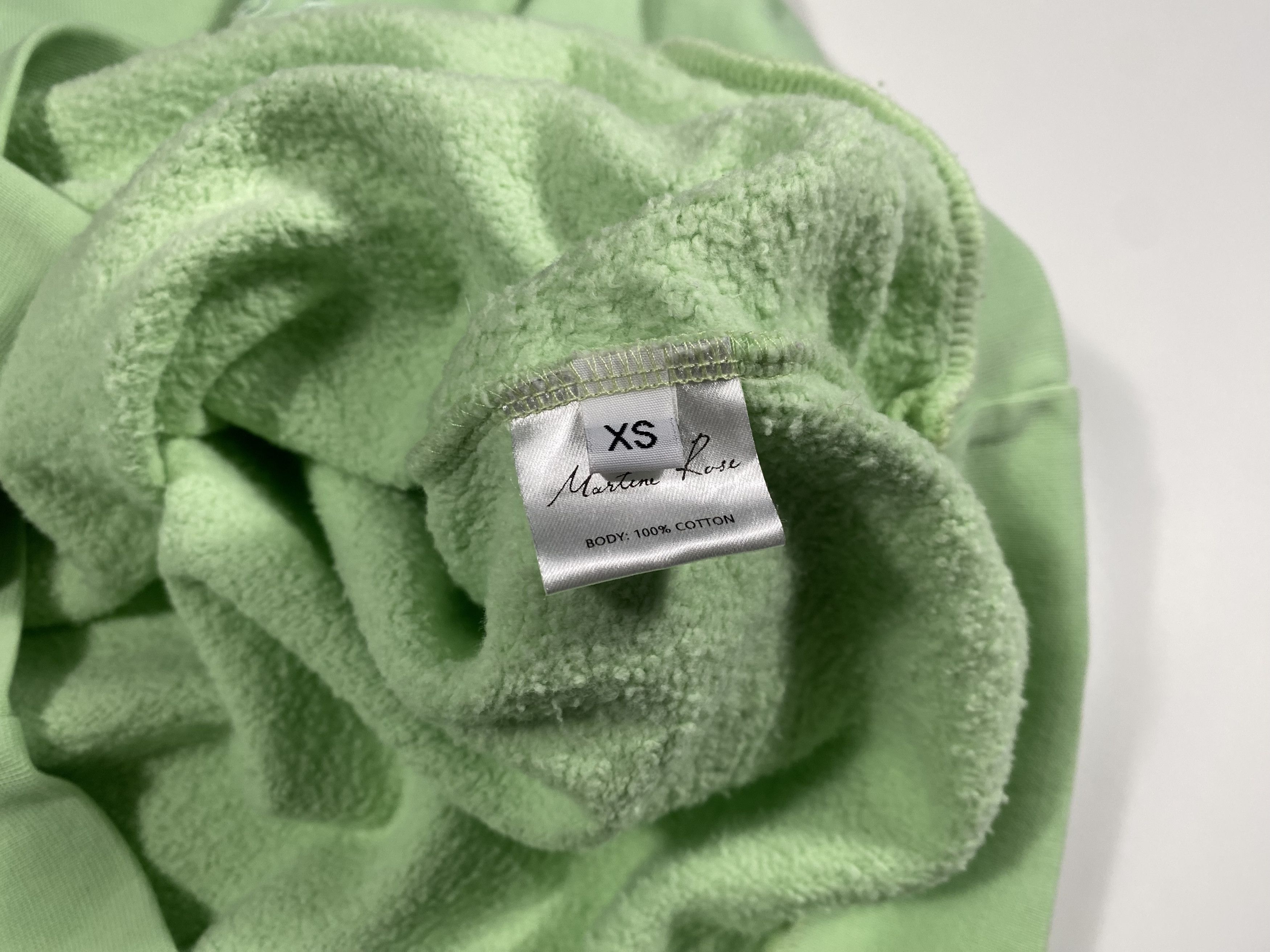 Martine Rose Martine Rose SS19 Embroidered Logo Crewneck Pistachio Size US XS / EU 42 / 0 - 6 Thumbnail