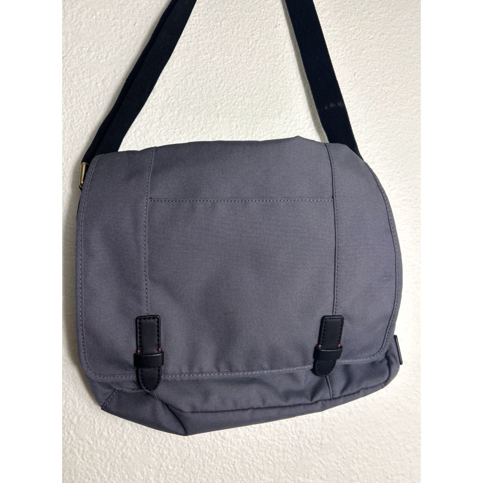 Fossil Fossil Crossbody Bag Gray Polyester Leather 12x12x3.5 Adjustable Strap Women Bag Cross-Body Messenger Size ONE SIZE - 2 Thumbnail