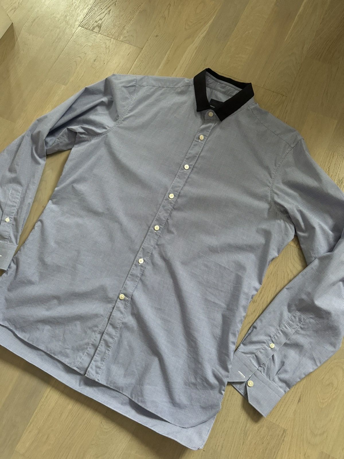 Lanvin LANVIN men shirt SEE REAL TAPE MEASUREMENTS IN PHOTOS Size US L / EU 52-54 / 3 - 1 Thumbnail