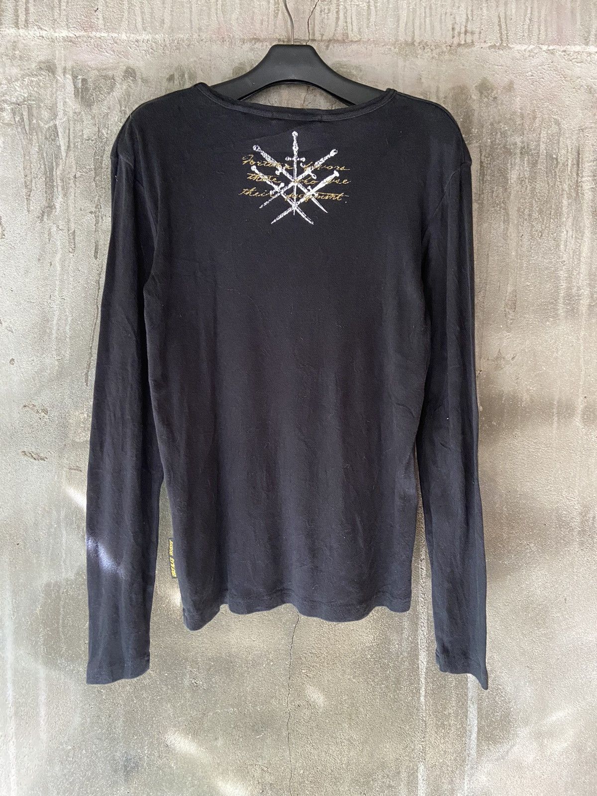 Hysteric Glamour JAPANESE PUNK STYLE 2 IN 1 KNIT UNKNOWN BRAND & LONG SLEEVE Size US M / EU 48-50 / 2 - 15 Thumbnail