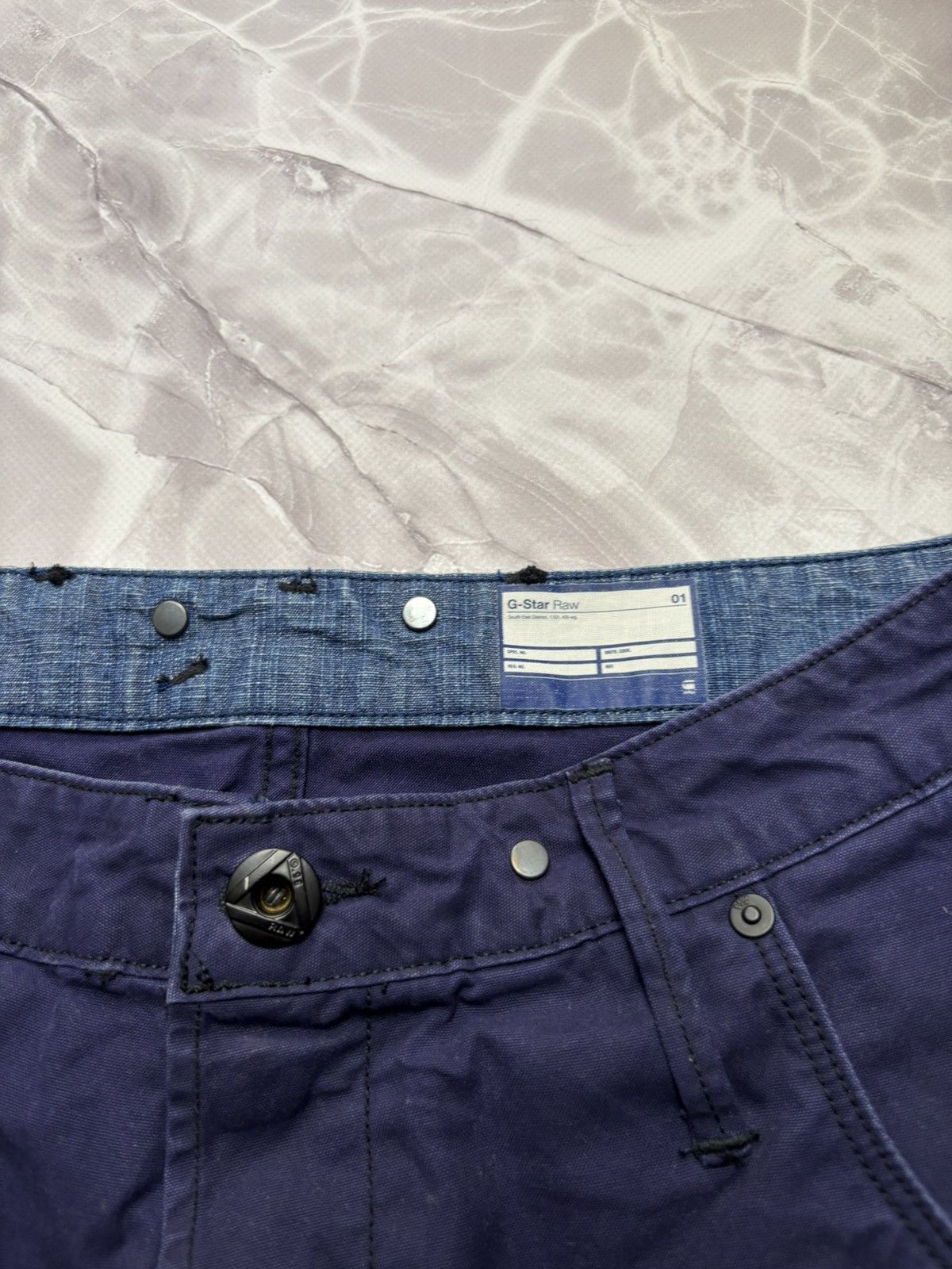 G-Star G-Star Raw 5620 3D Dimension Tapered COJ Navy Mens 33 x 32 Size US 33 - 8 Thumbnail