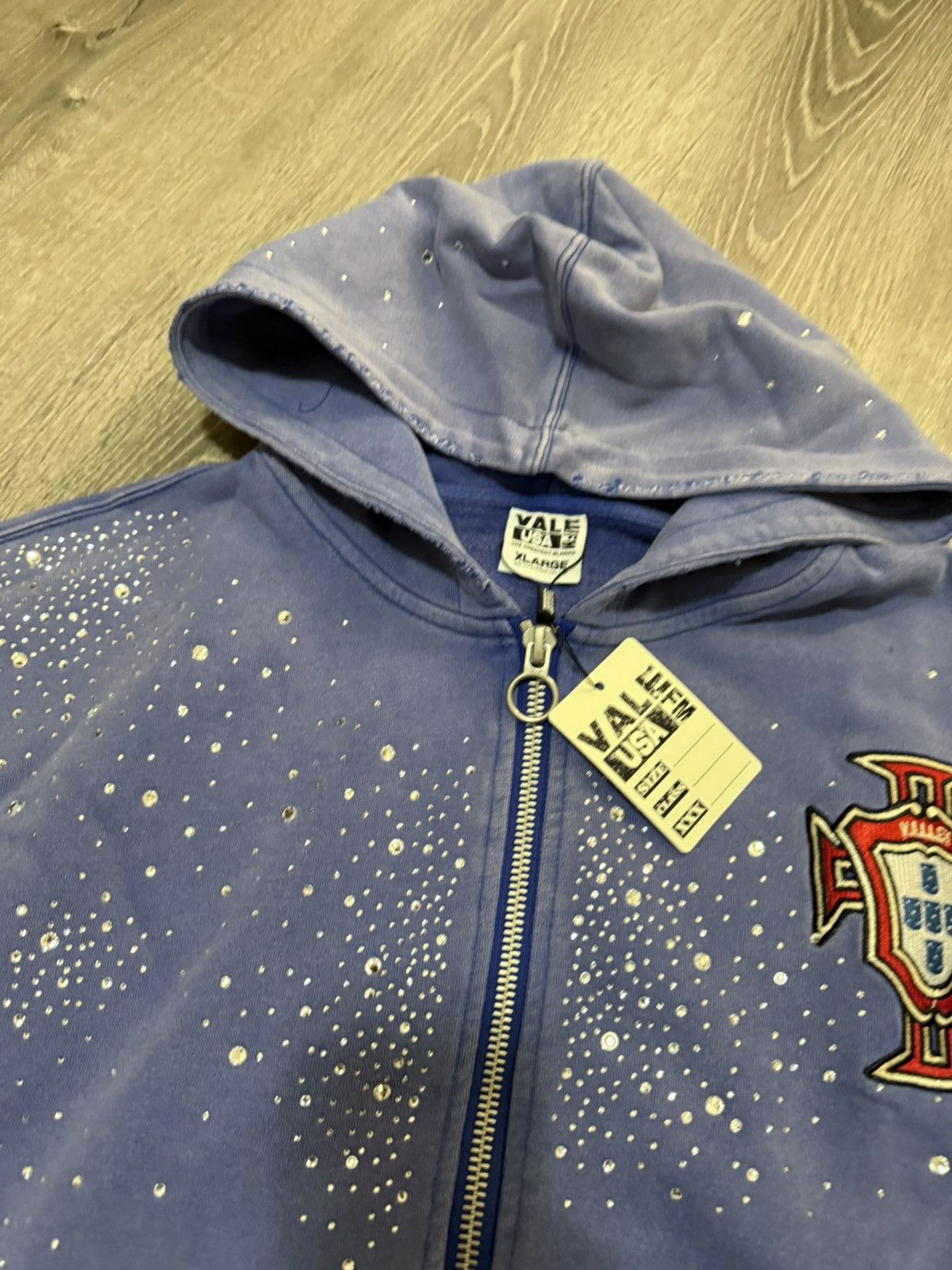 Vale Vale Sea Cluster Zip Up Hoodie Blue Size Medium Size US M / EU 48-50 / 2 - 5 Thumbnail