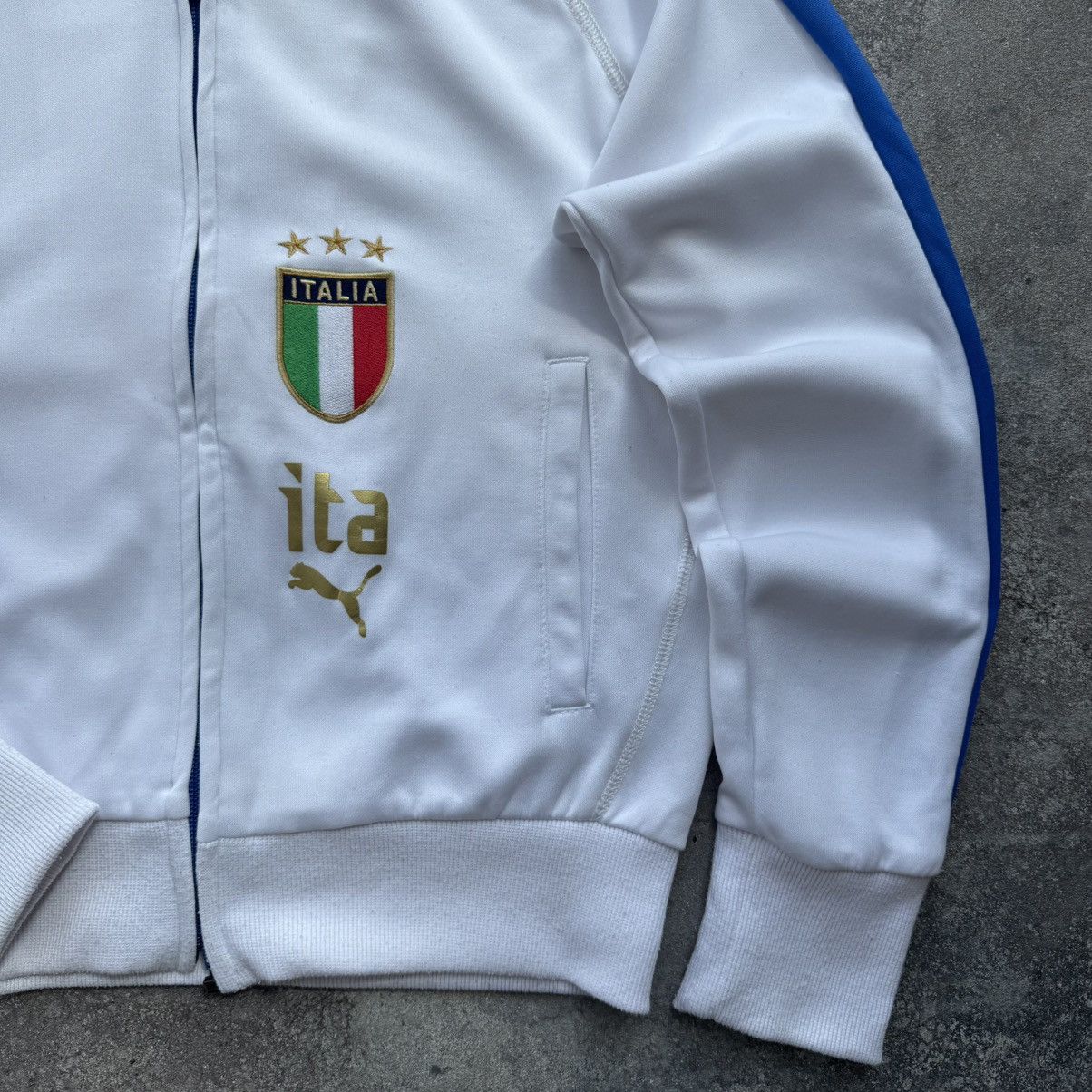 Puma × Vintage Puma Italy Y2K Aesthetic Vintage Track Jacket Size M / US 6-8 / IT 42-44 - 6 Thumbnail
