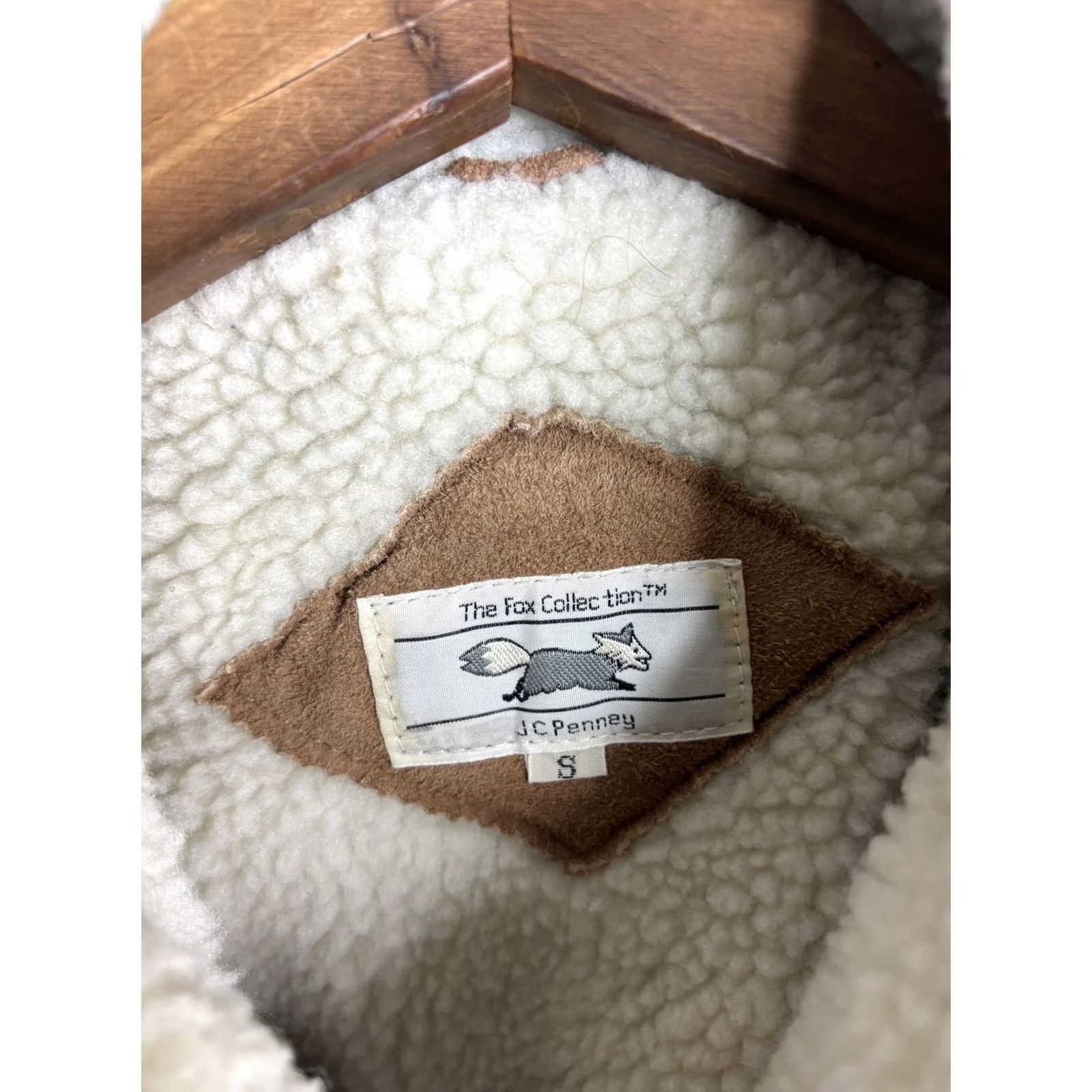 Vintage The Fox Collection Jacket Mens Small Brown Suede Sherpa Lined Bomber Zip Size US S / EU 44-46 / 1 - 4 Thumbnail